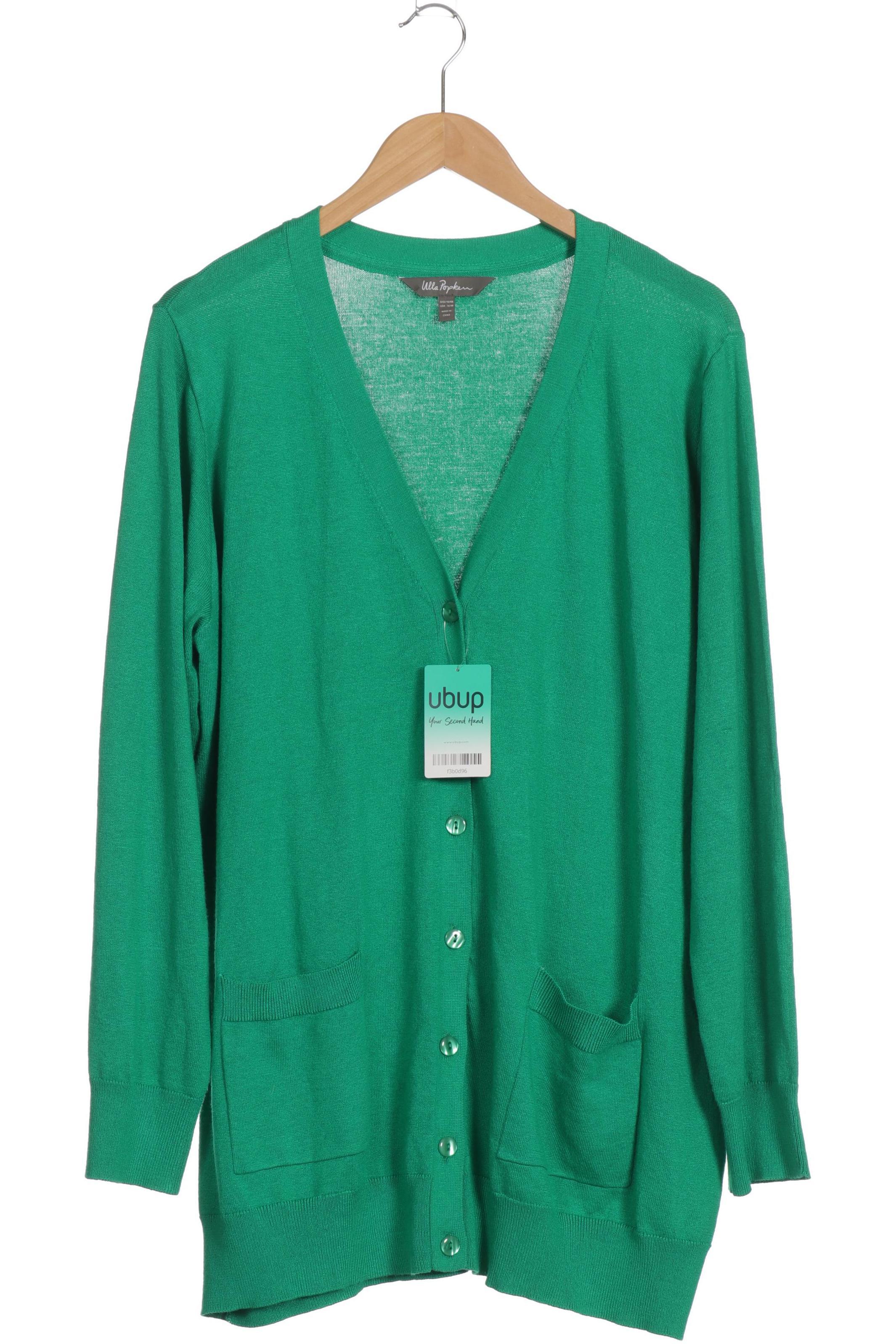 

Ulla Popken Damen Strickjacke, grün, Gr. 46