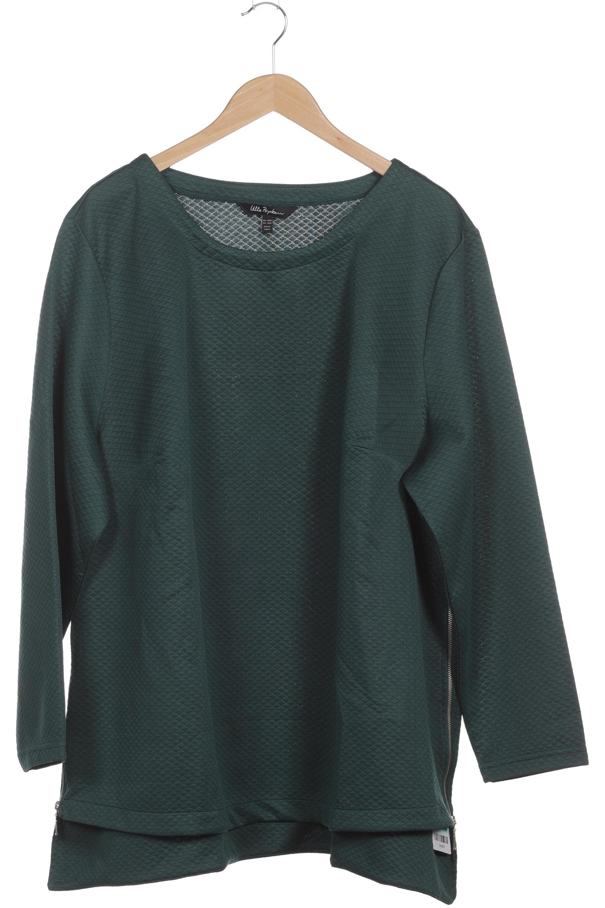 

Ulla Popken Damen Sweatshirt, türkis, Gr. 54