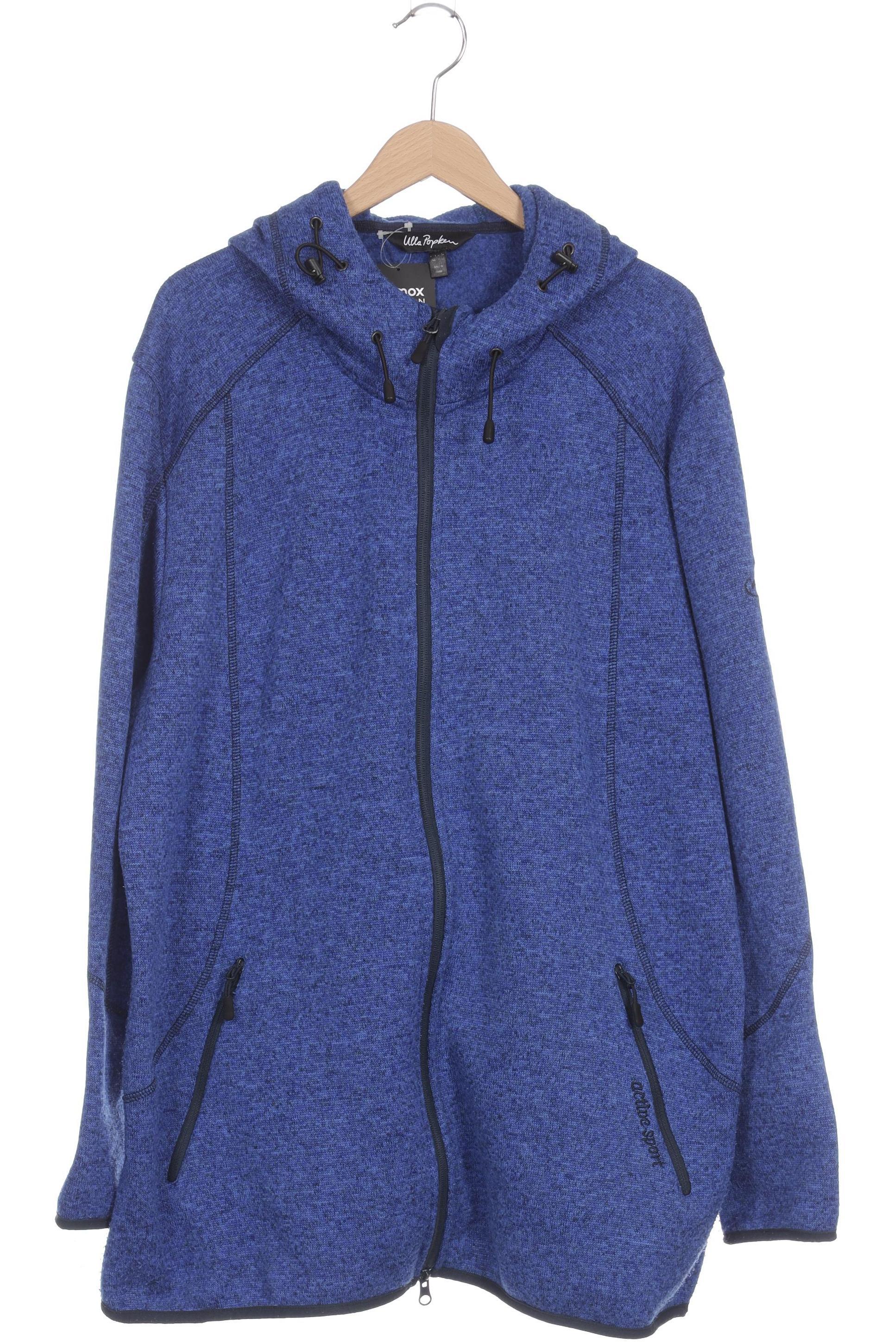 

Ulla Popken Damen Kapuzenpullover, blau, Gr. 52