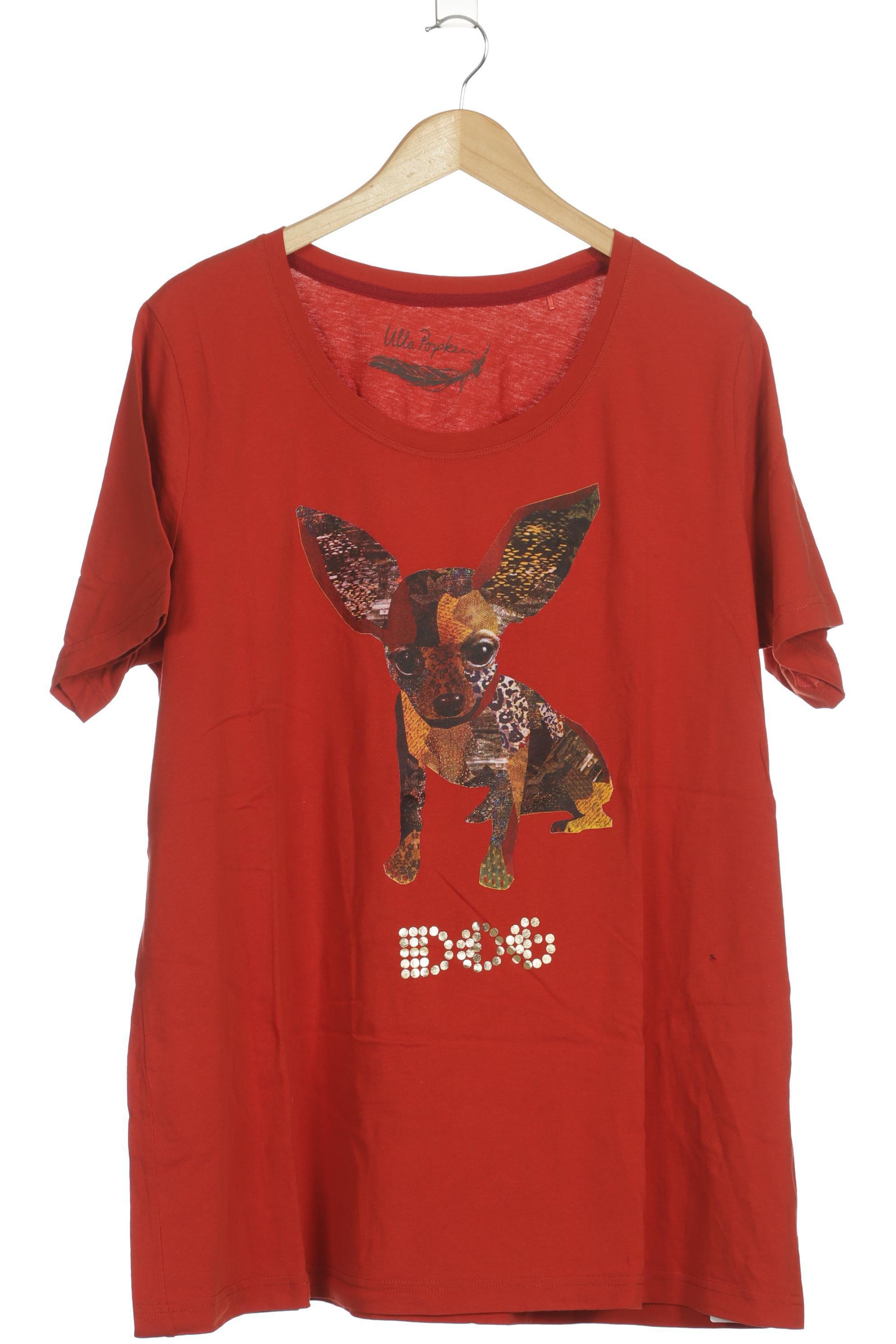 

Ulla Popken Damen T-Shirt, rot, Gr. 50