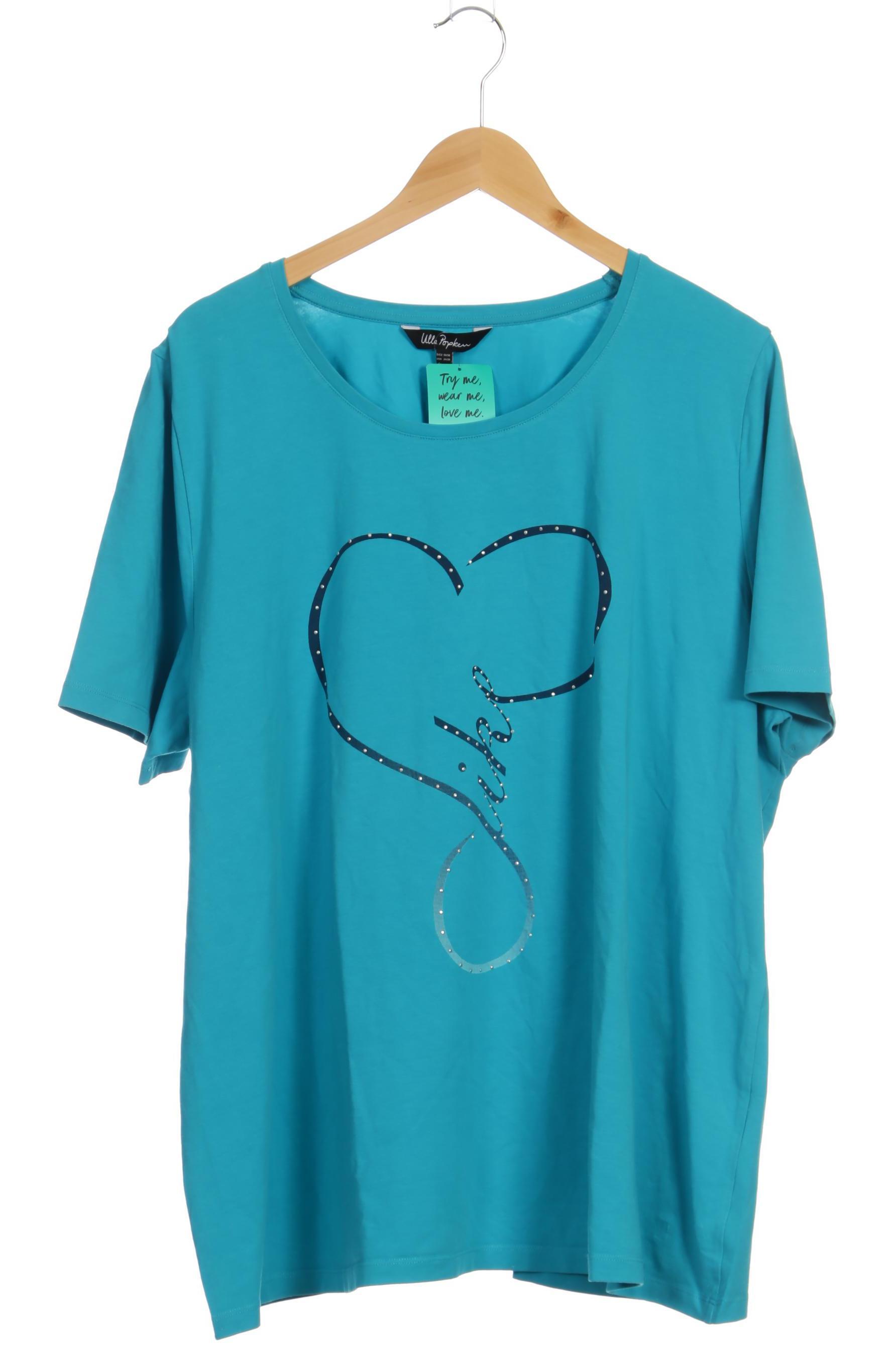 

Ulla Popken Damen T-Shirt, blau, Gr. 54