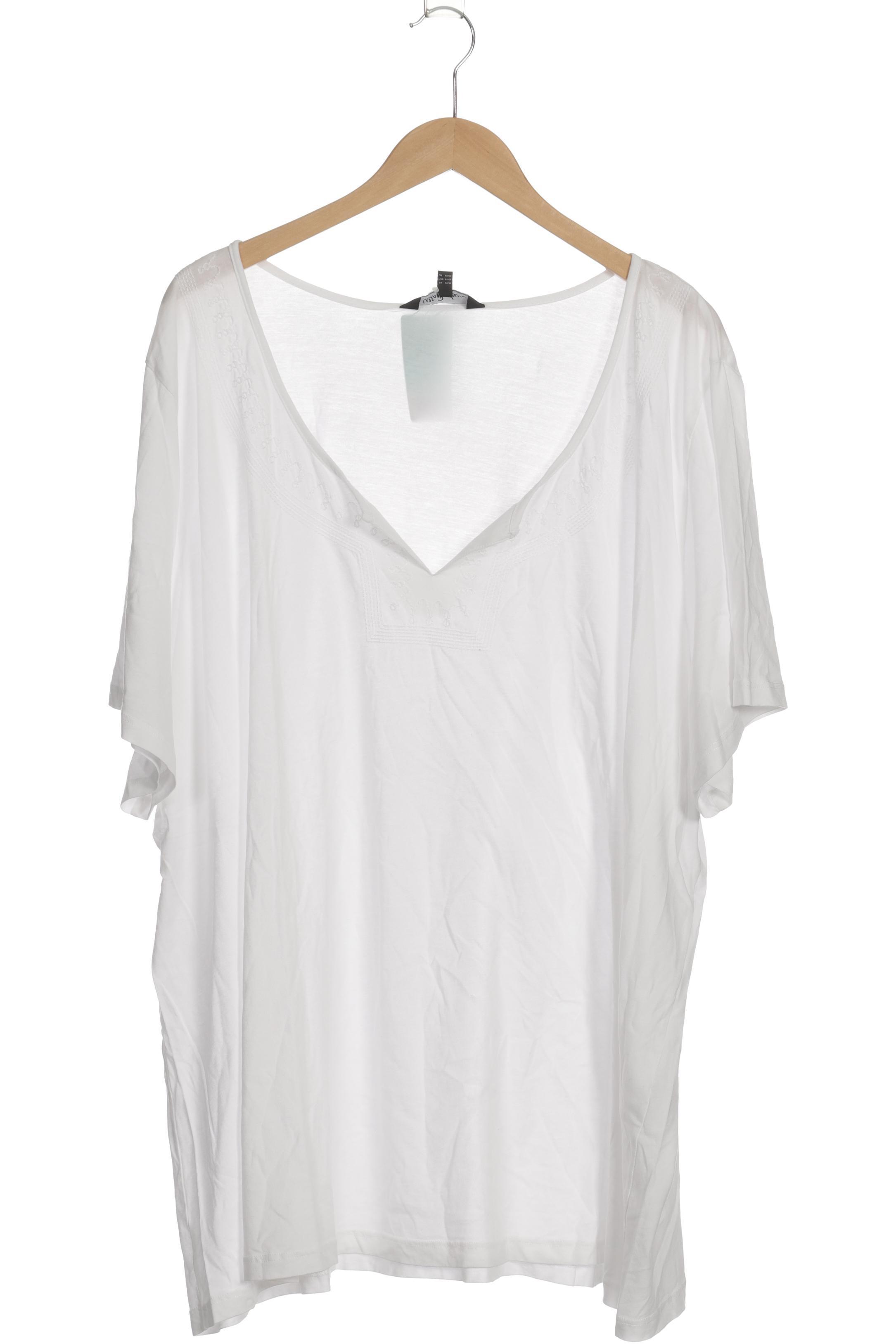 

Ulla Popken Damen T-Shirt, weiß, Gr. 58