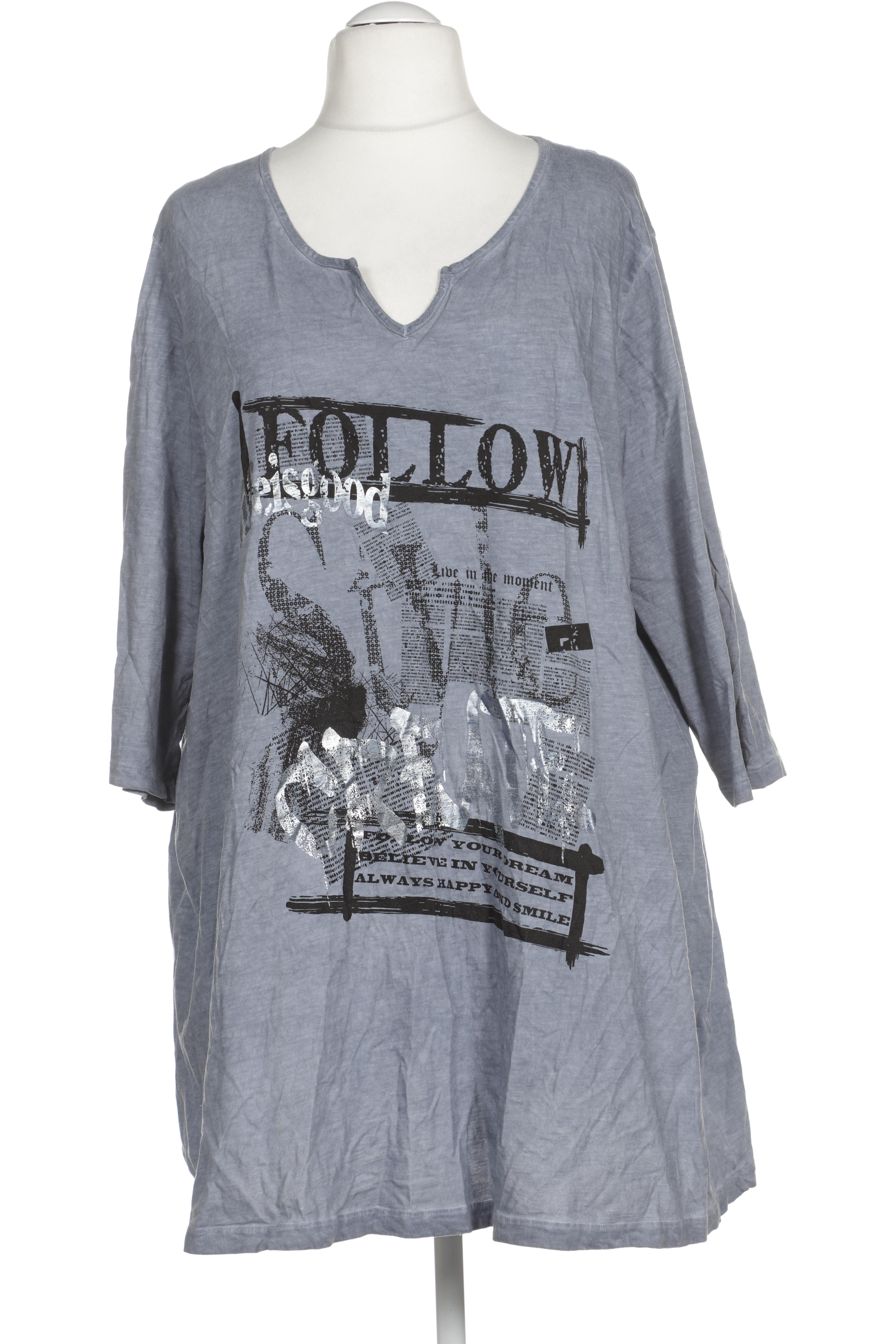 

Ulla Popken Damen T-Shirt, blau, Gr. 62