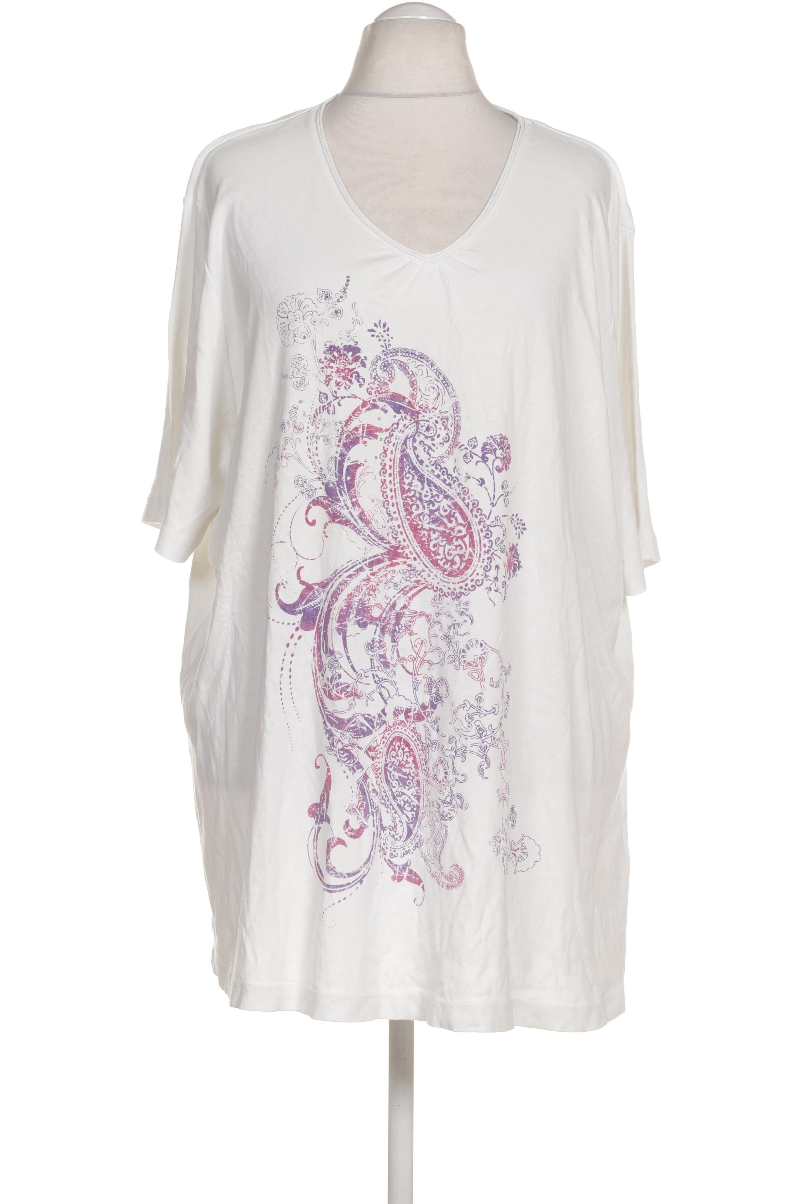 

Ulla Popken Damen T-Shirt, weiß, Gr. 54