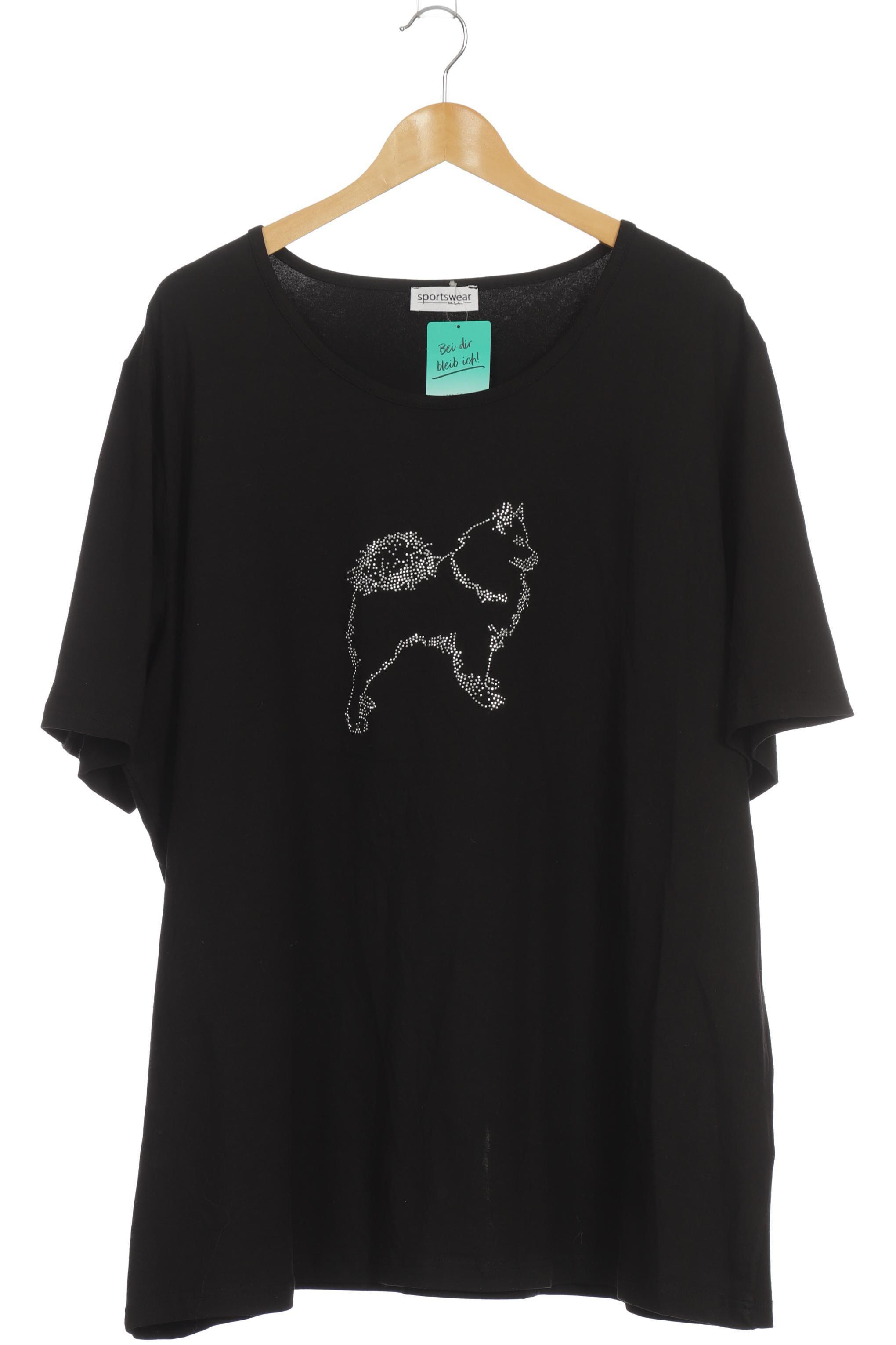 

Ulla Popken Damen T-Shirt, schwarz, Gr. 58