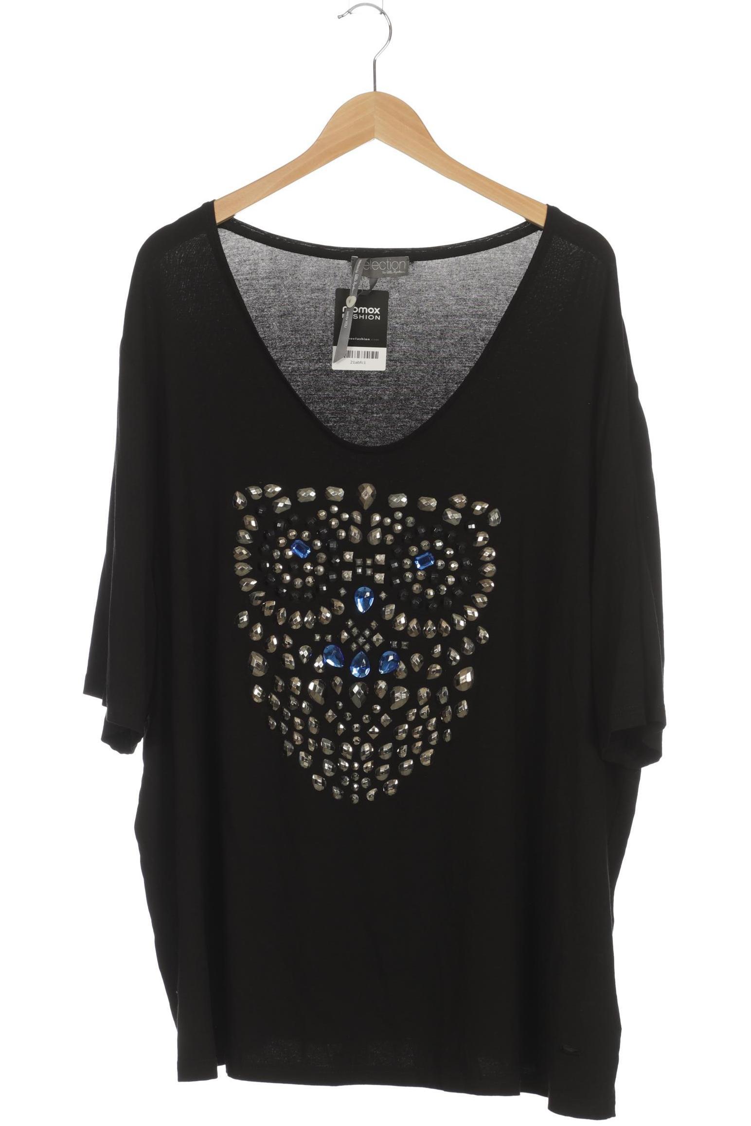 

Ulla Popken Damen T-Shirt, schwarz, Gr. 54