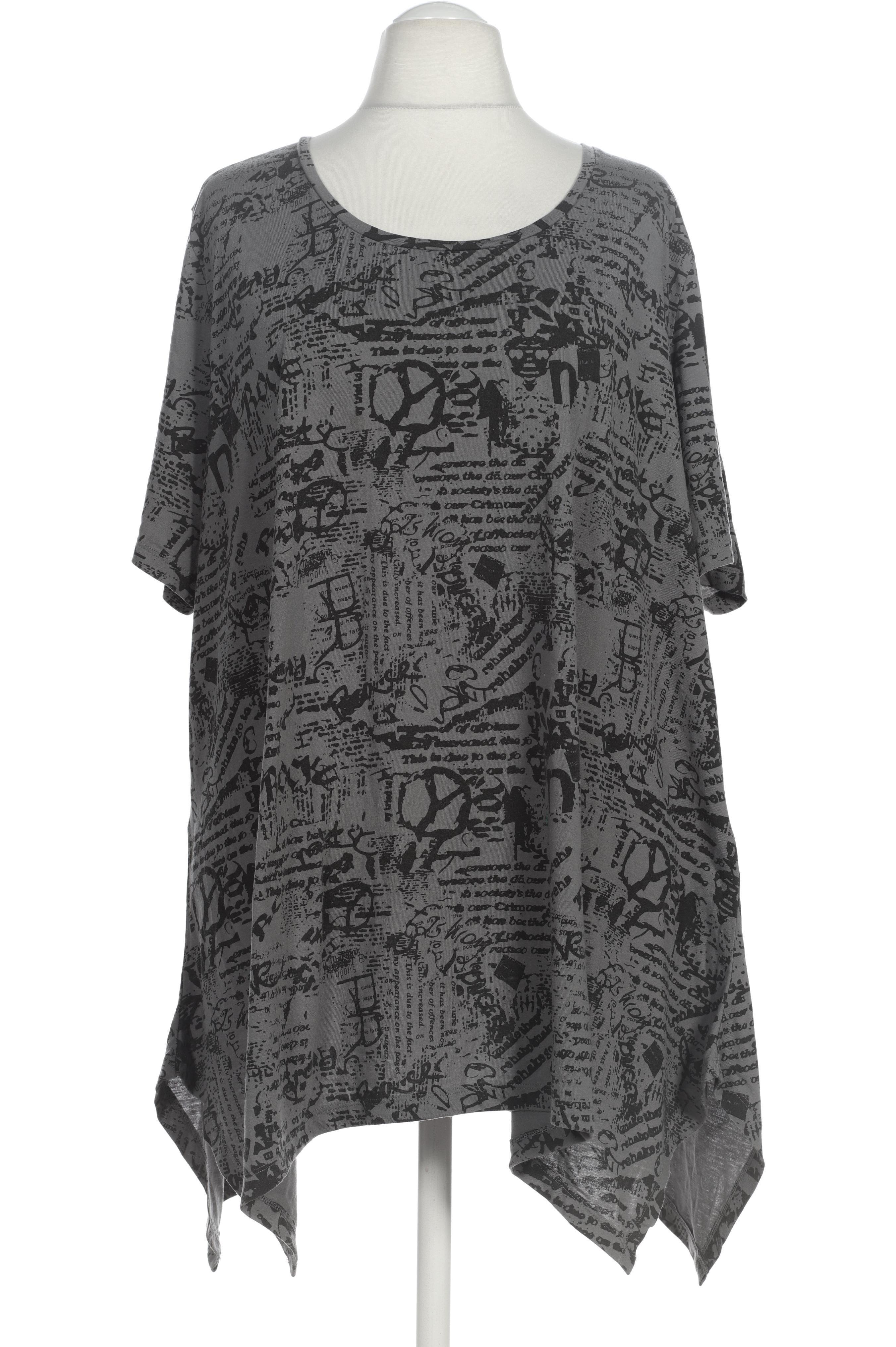 

Ulla Popken Damen T-Shirt, grau, Gr. 58