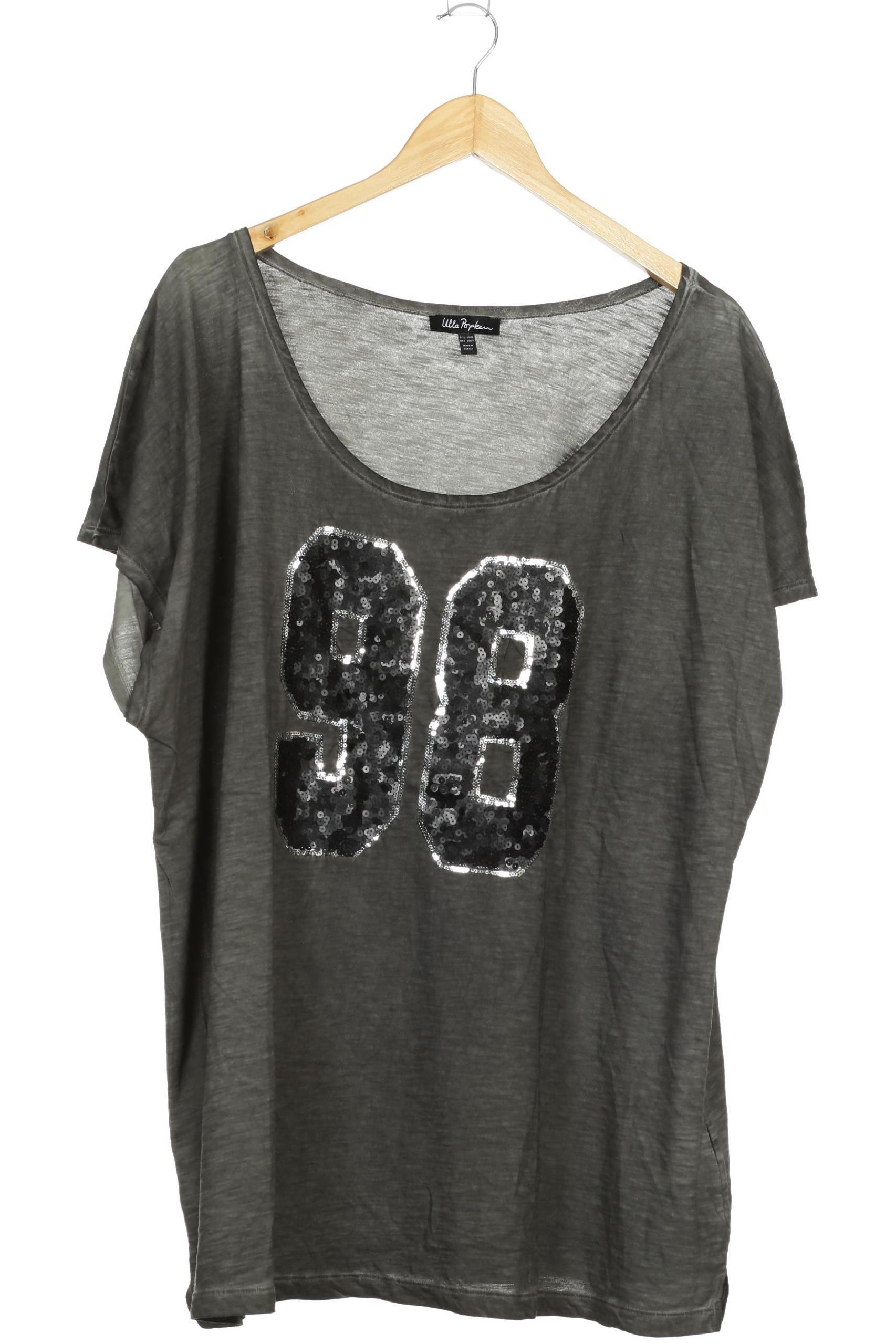 

Ulla Popken Damen T-Shirt, grau, Gr. 50