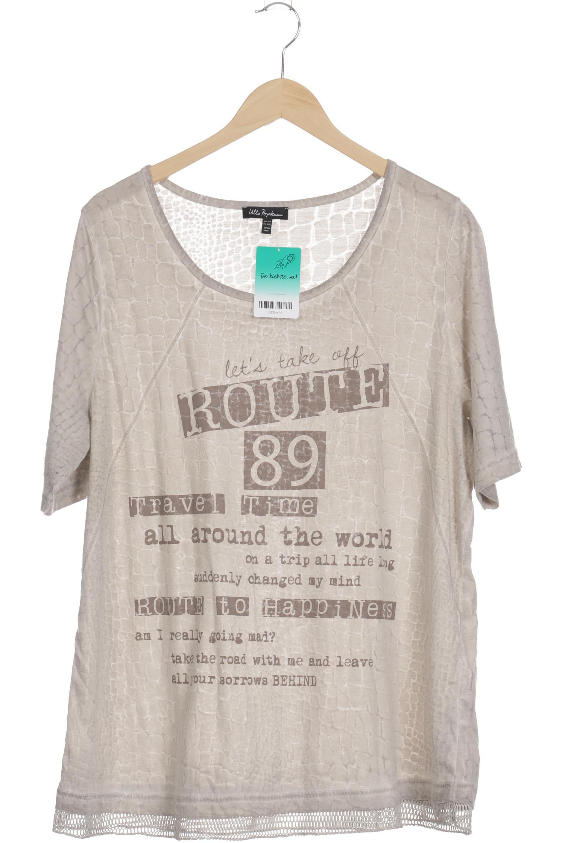 

Ulla Popken Damen T-Shirt, grau, Gr. 46