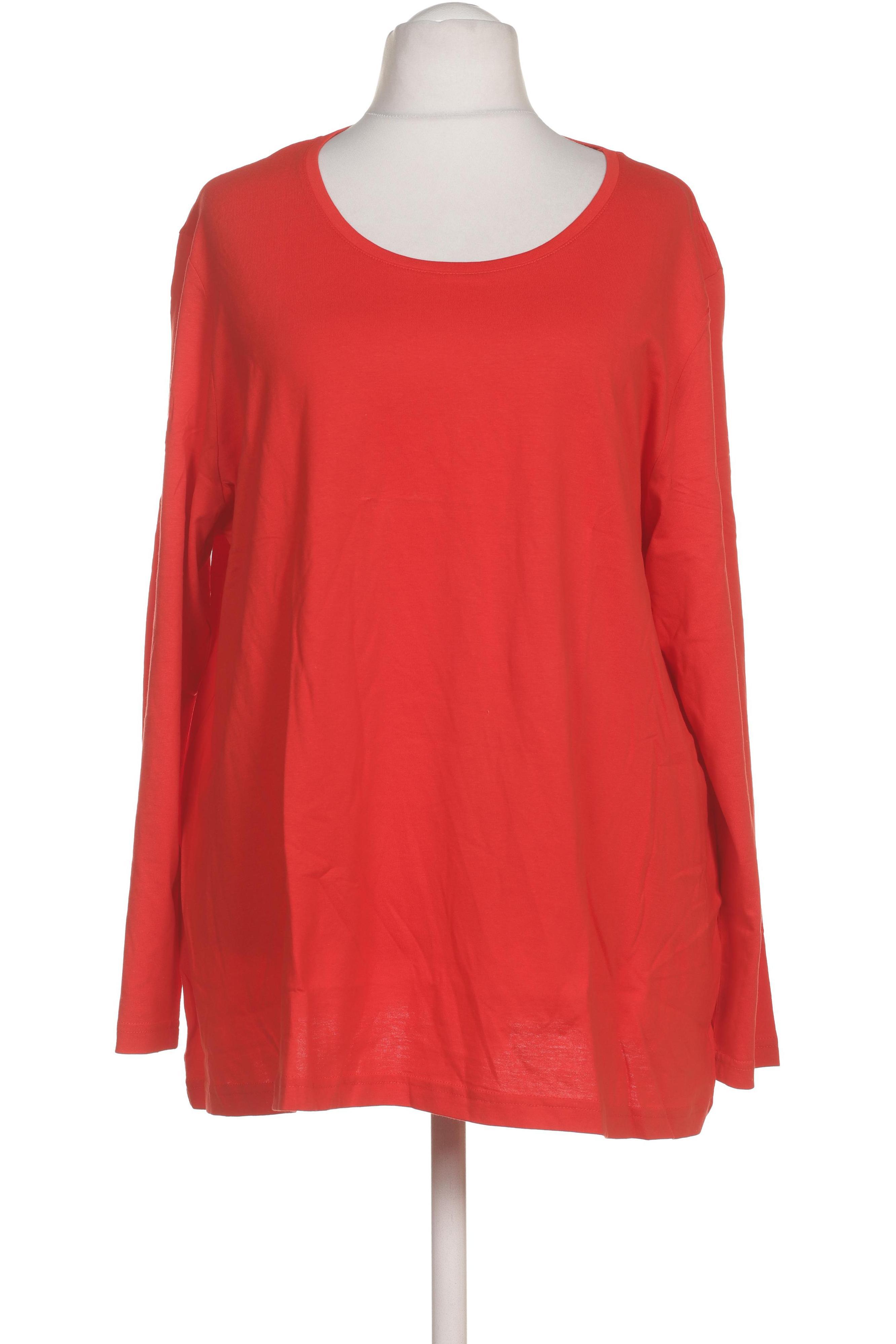

Ulla Popken Damen Langarmshirt, rot, Gr. 54