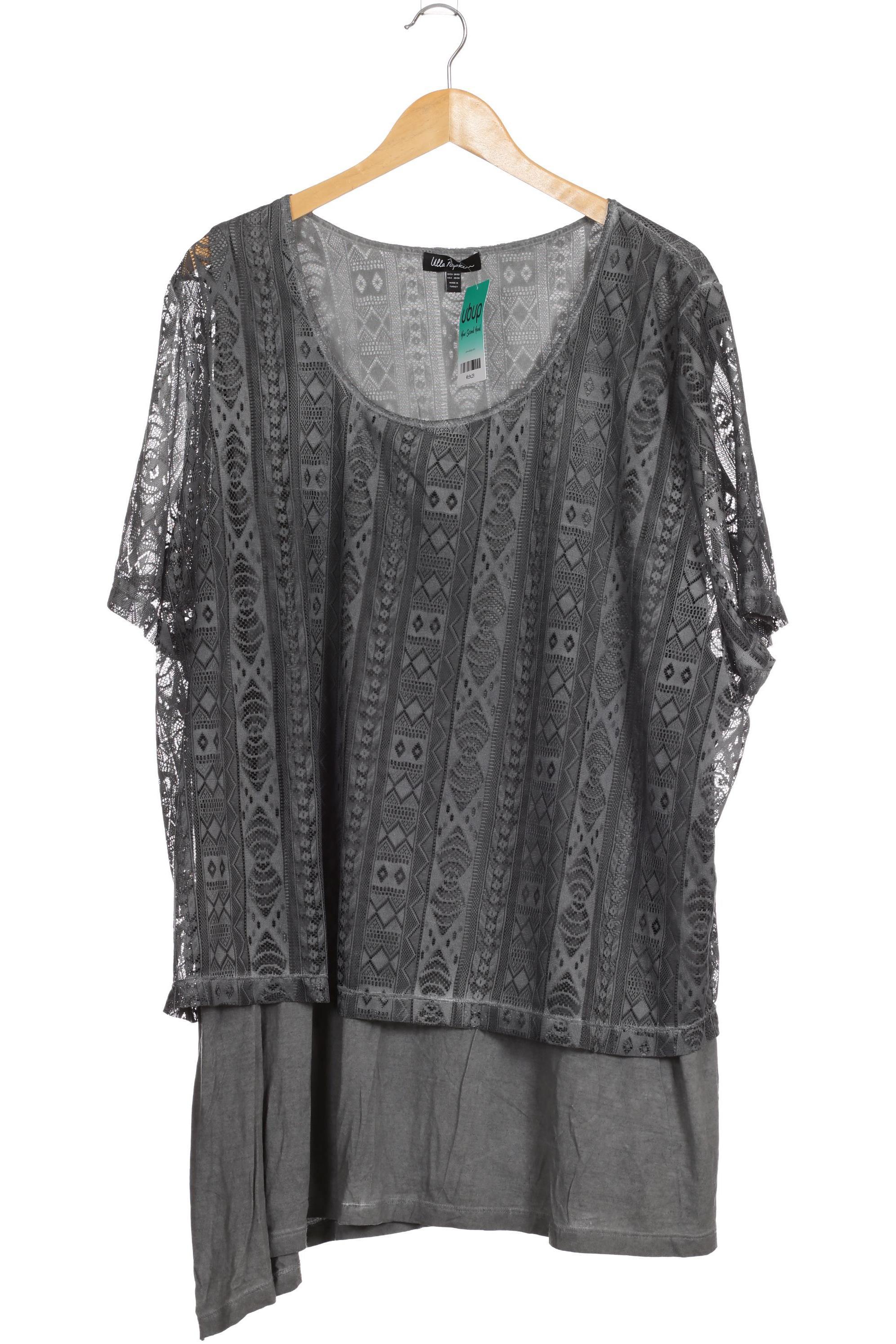 

Ulla Popken Damen T-Shirt, grau, Gr. 58