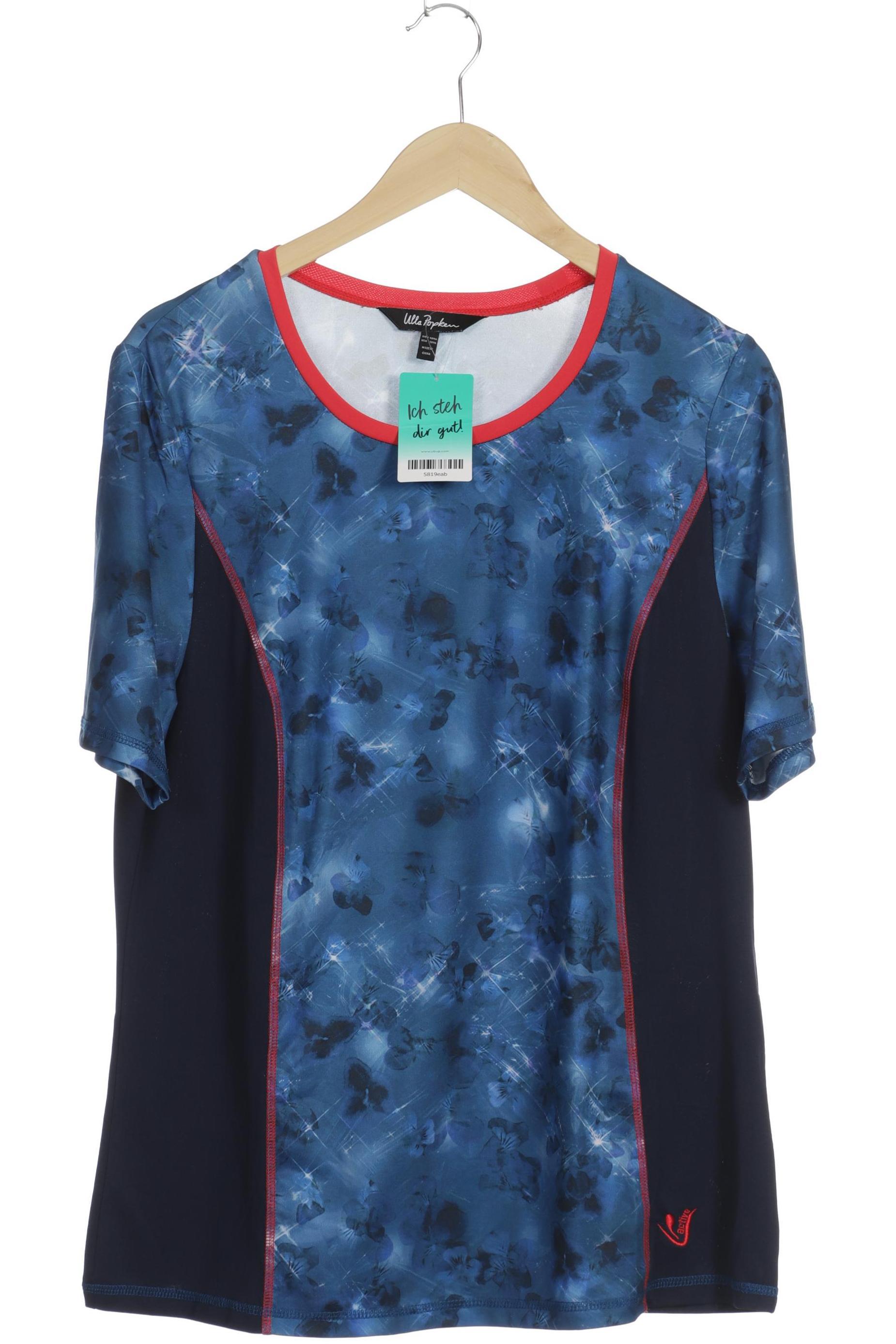 

Ulla Popken Damen T-Shirt, blau, Gr. 42