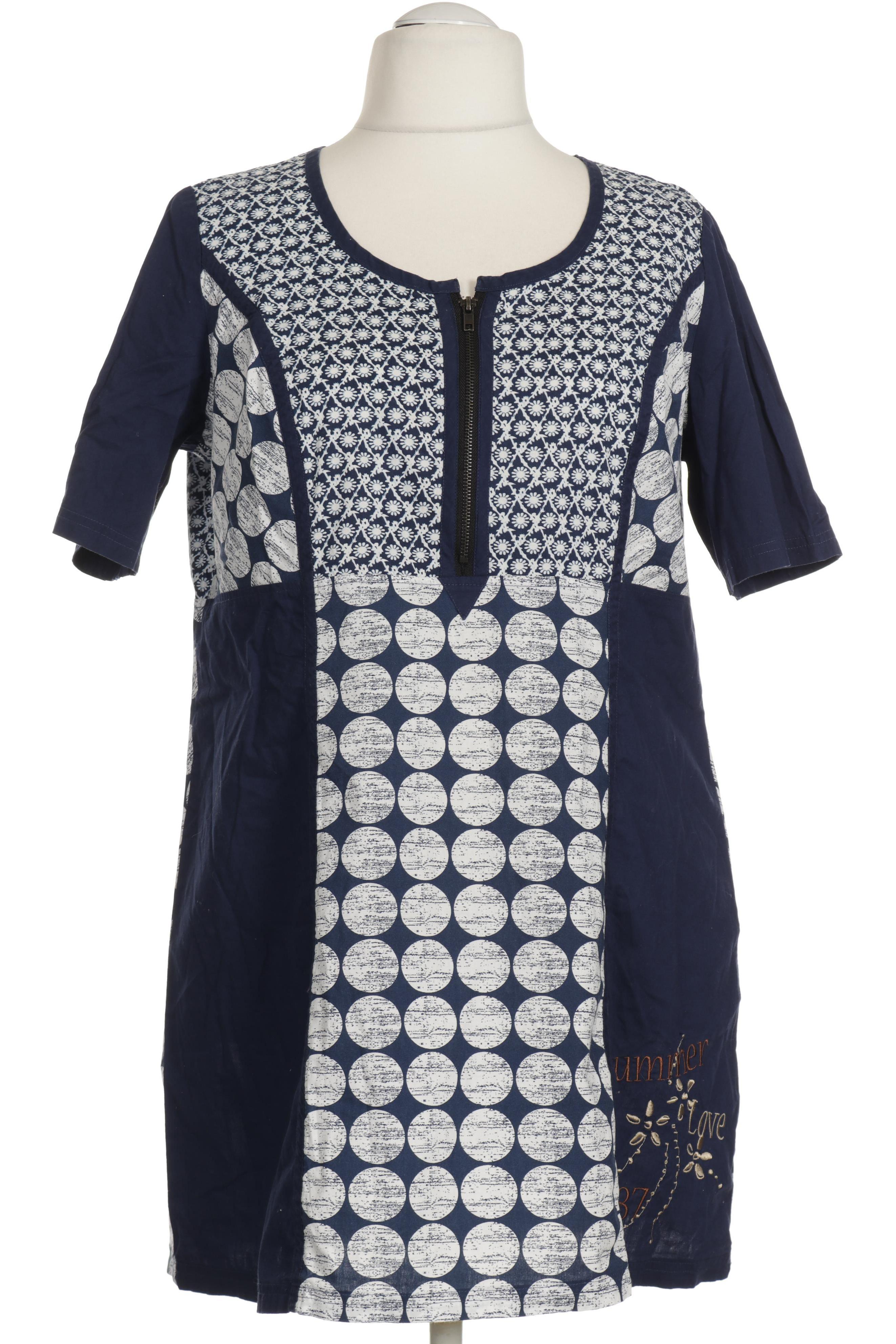 

Ulla Popken Damen T-Shirt, blau, Gr. 42