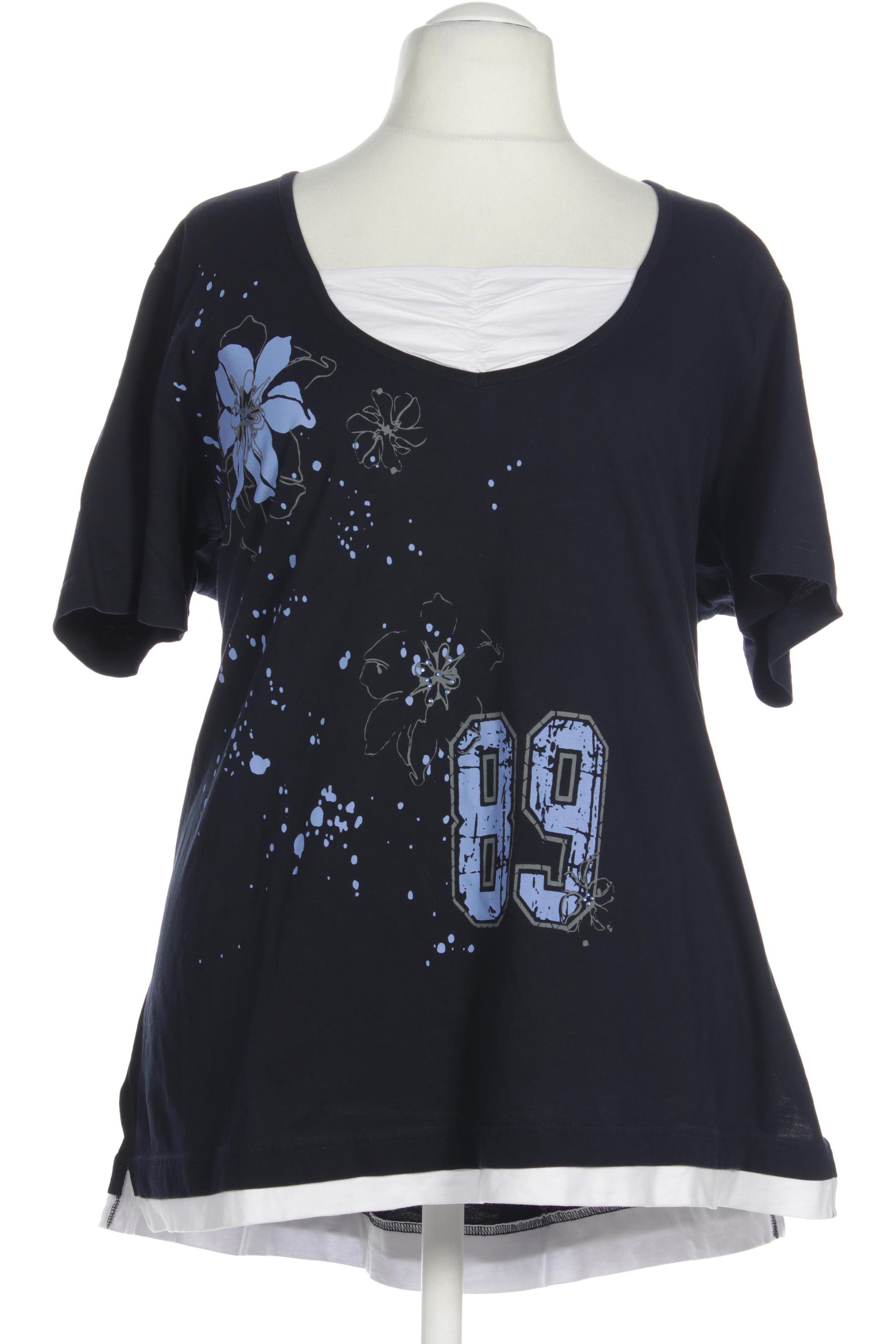 

Ulla Popken Damen T-Shirt, blau, Gr. 50