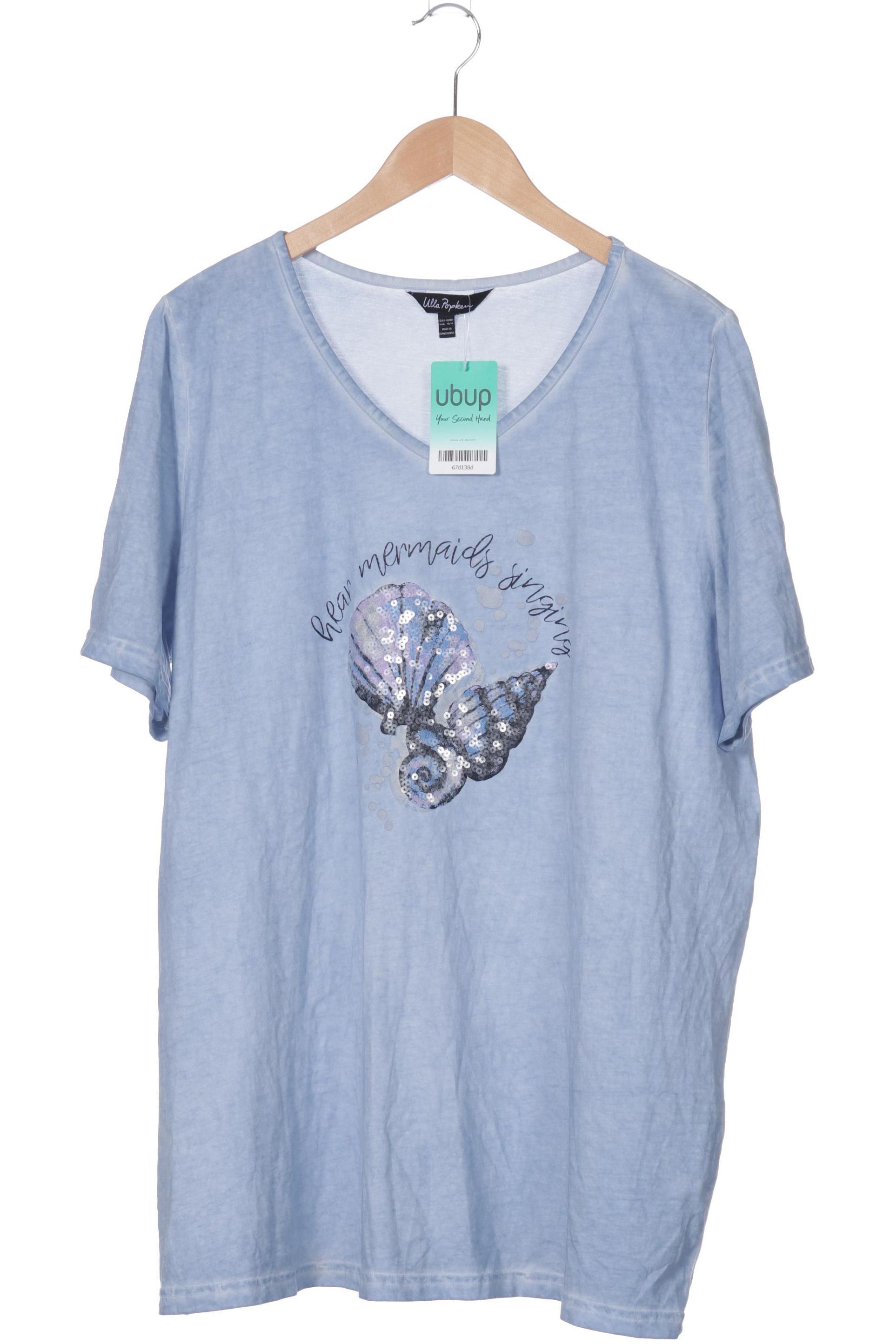 

Ulla Popken Damen T-Shirt, blau, Gr. 46