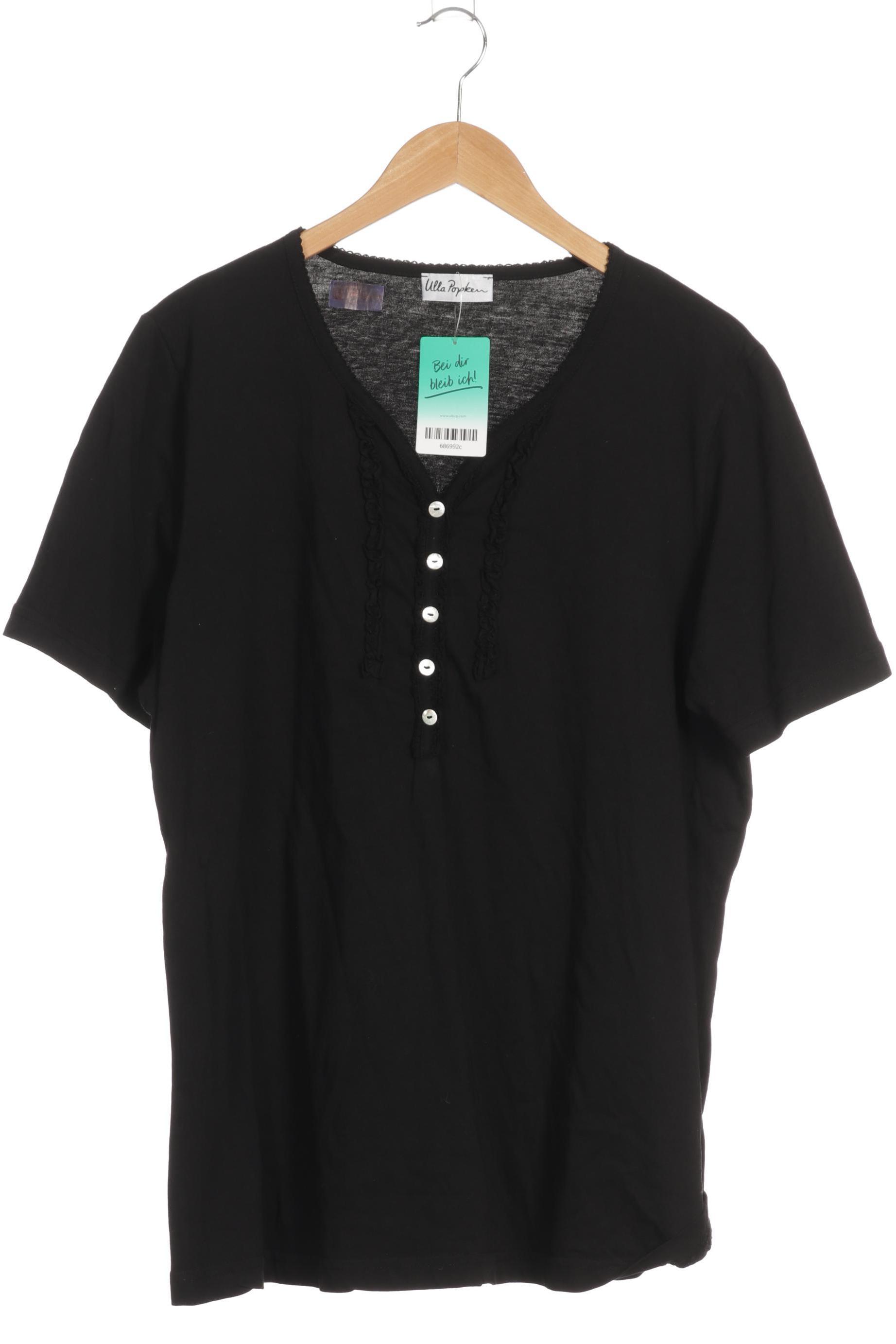 

Ulla Popken Damen T-Shirt, schwarz, Gr. 48