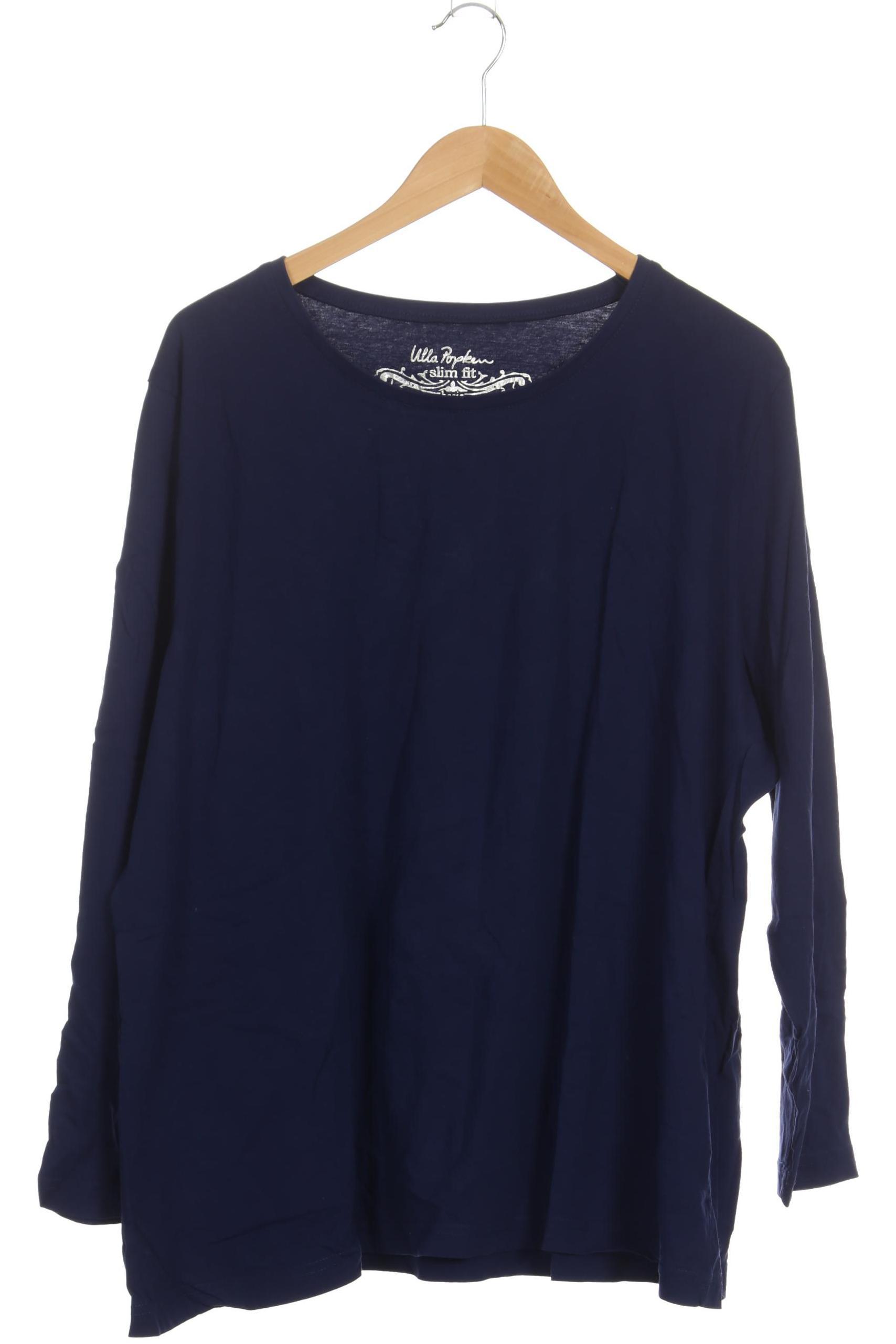 

Ulla Popken Damen Langarmshirt, blau, Gr. 54