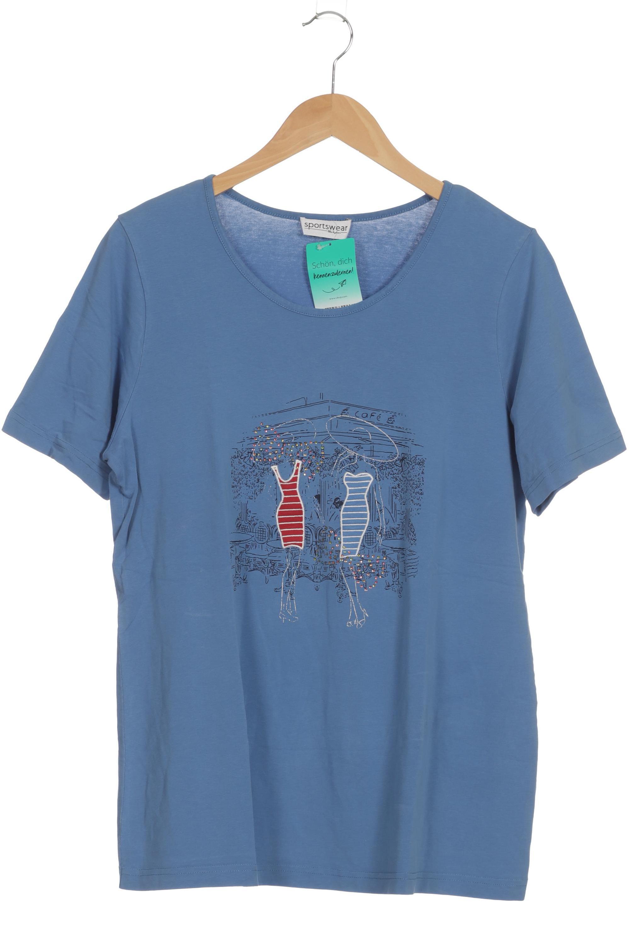 

Ulla Popken Damen T-Shirt, blau, Gr.
