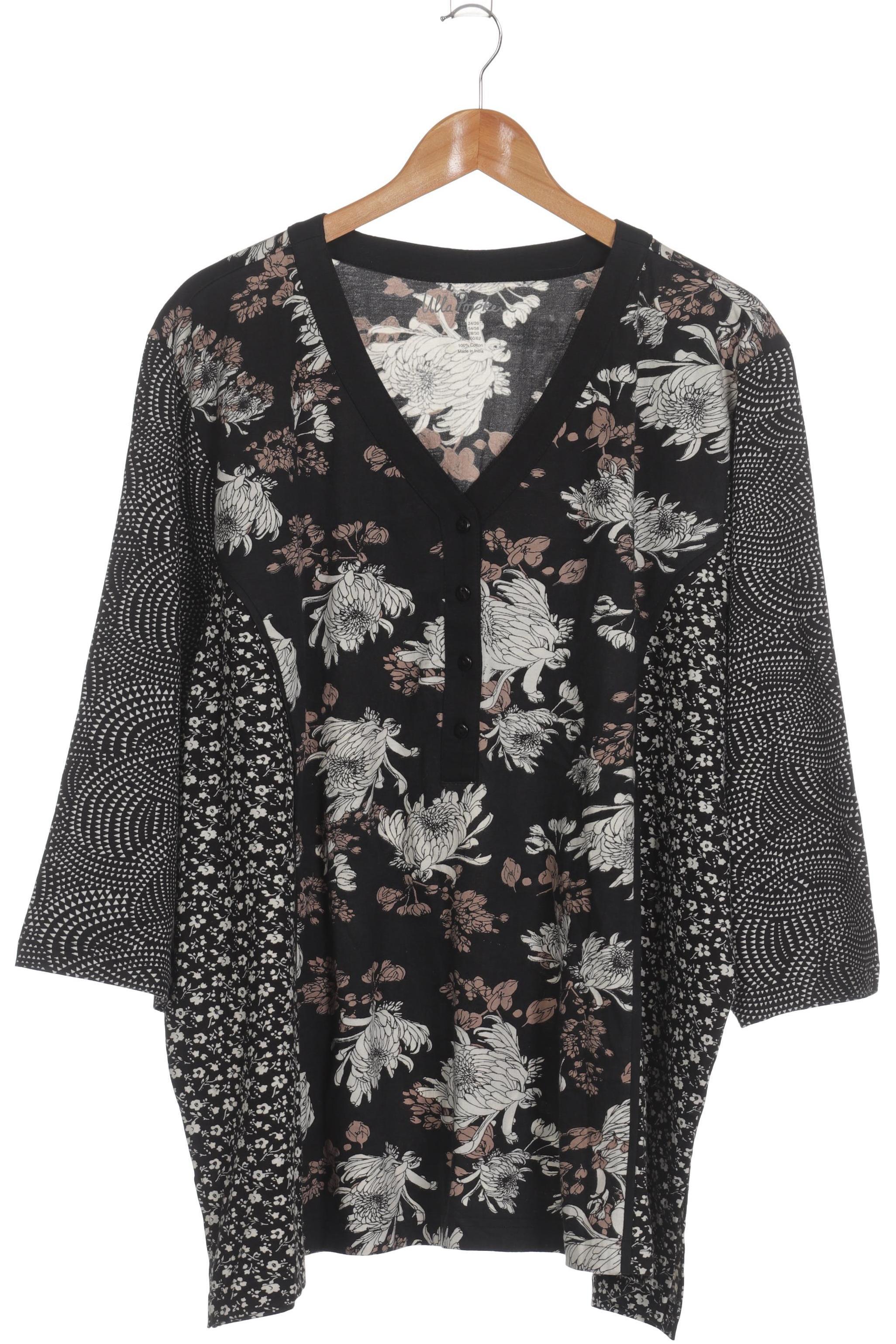 

Ulla Popken Damen T-Shirt, schwarz, Gr. 28