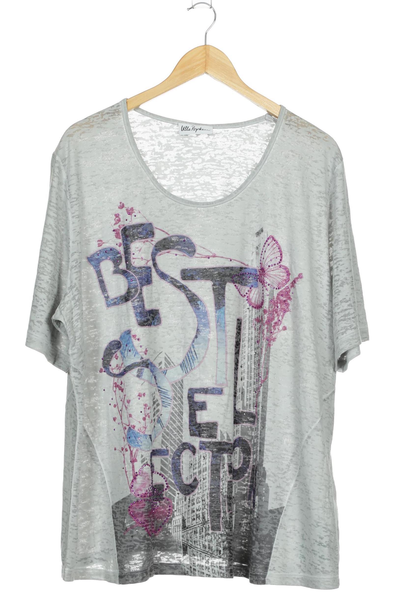 

Ulla Popken Damen T-Shirt, grau, Gr. 50