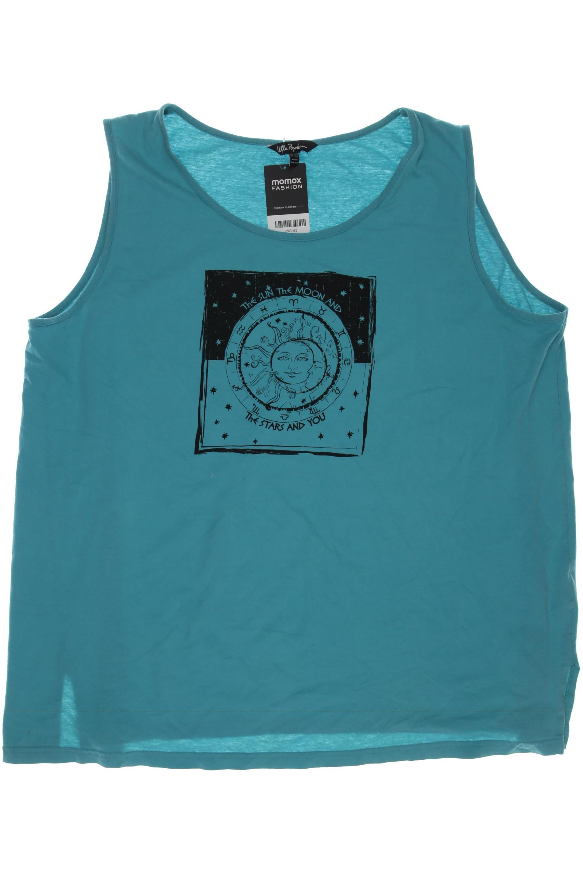 

Ulla Popken Damen Top, türkis, Gr. 54