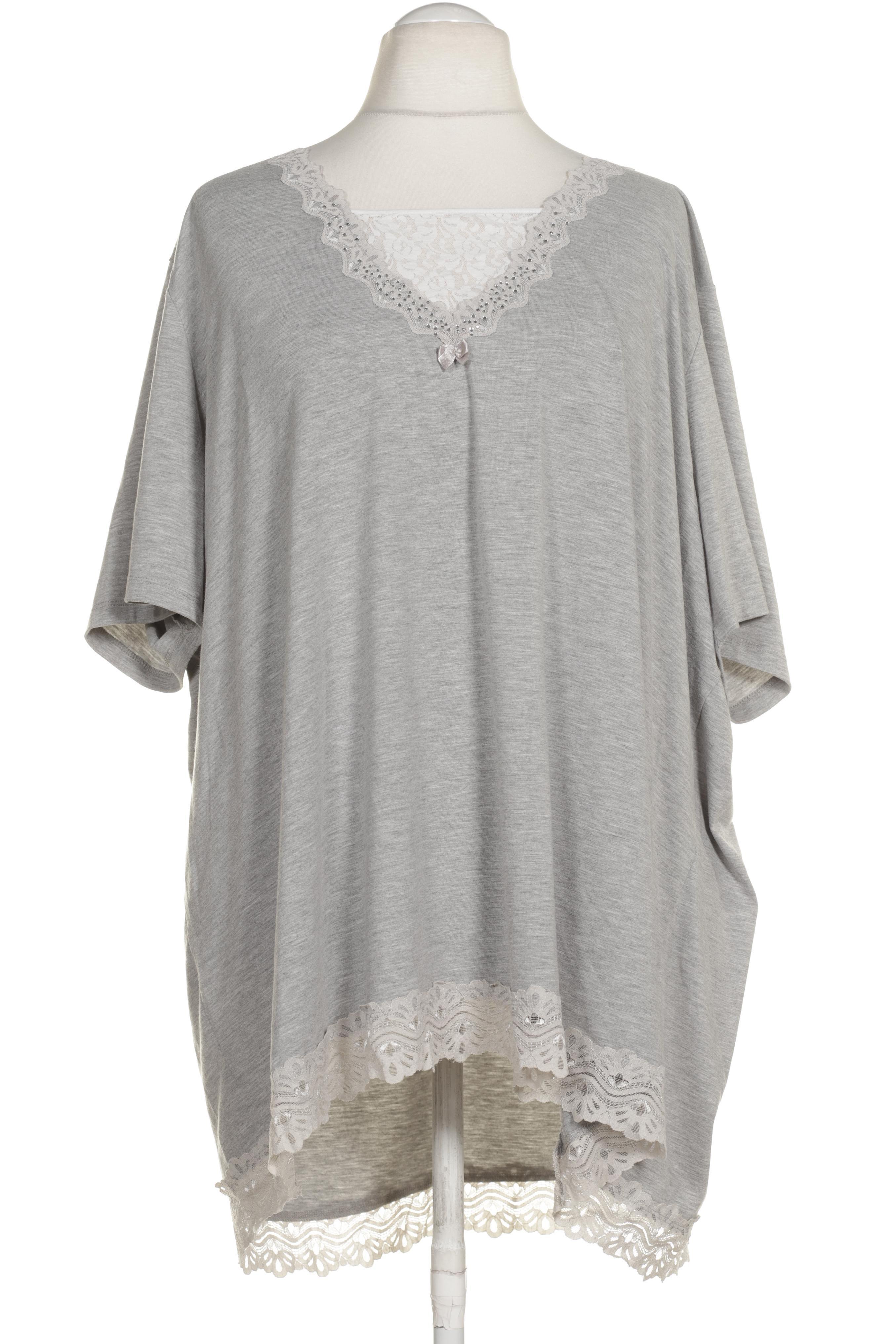 

Ulla Popken Damen T-Shirt, grau, Gr. 62