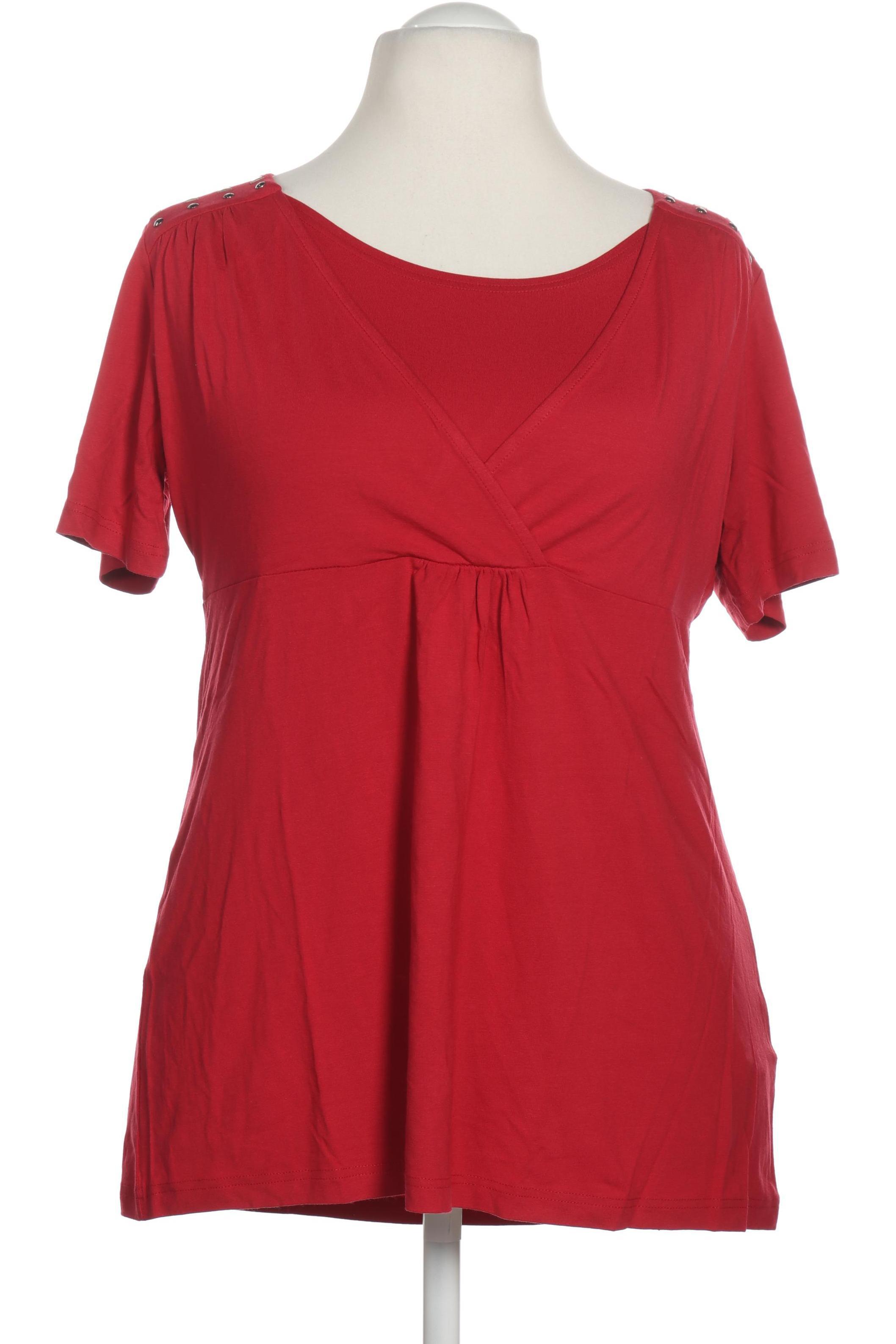 

Ulla Popken Damen T-Shirt, rot, Gr. 42