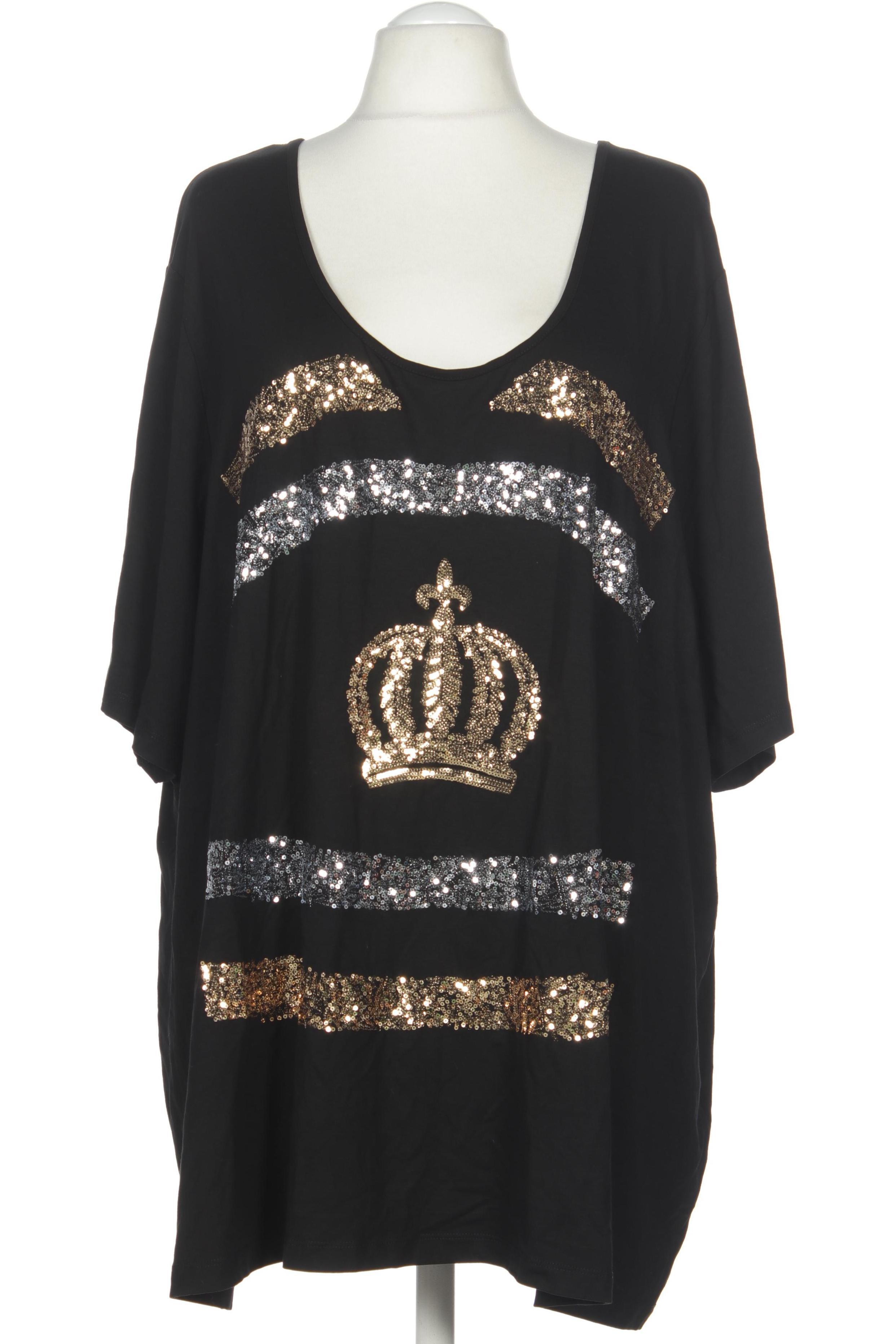 

Ulla Popken Damen T-Shirt, schwarz, Gr. 58