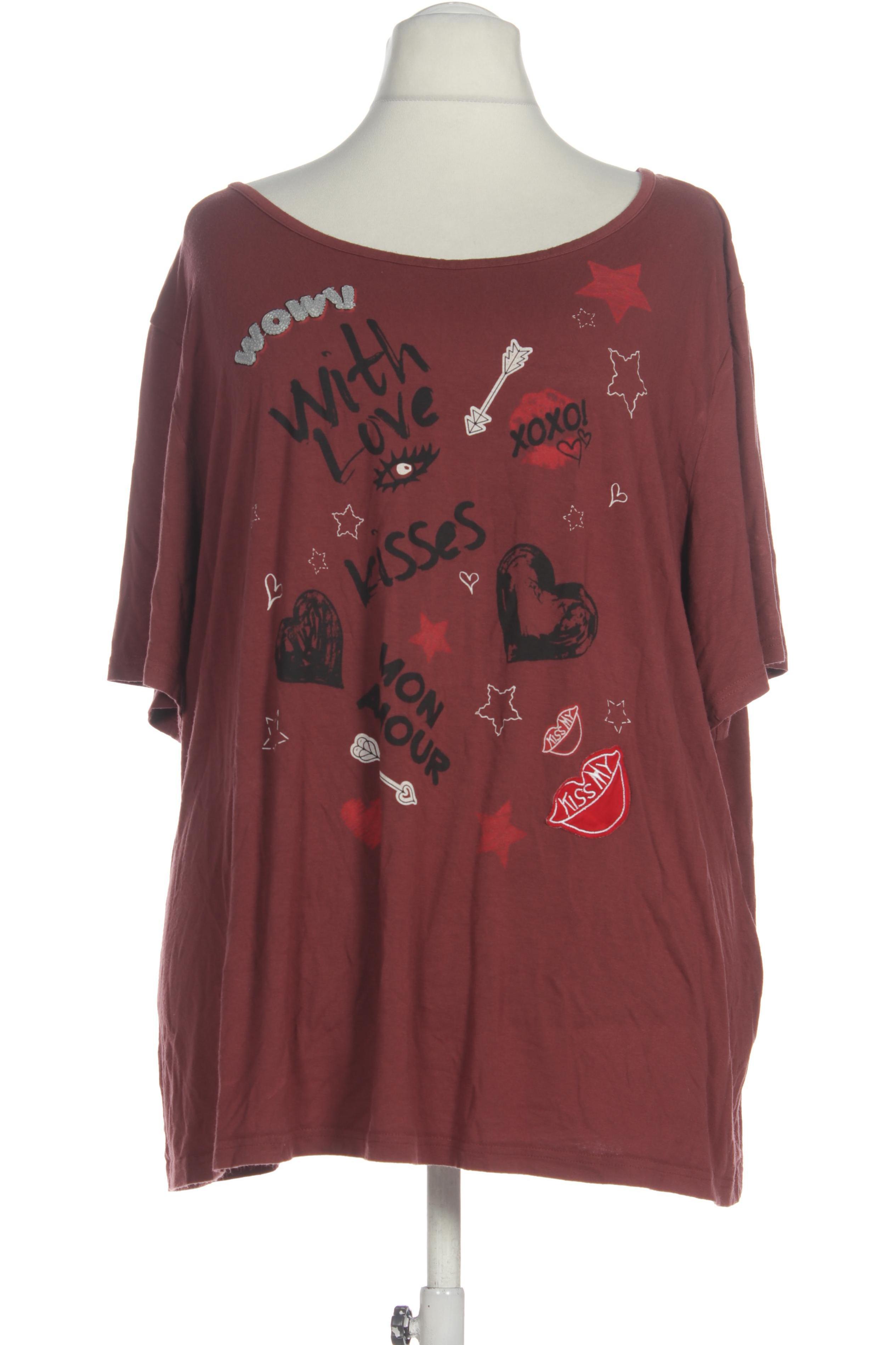 

Ulla Popken Damen T-Shirt, rot, Gr. 54