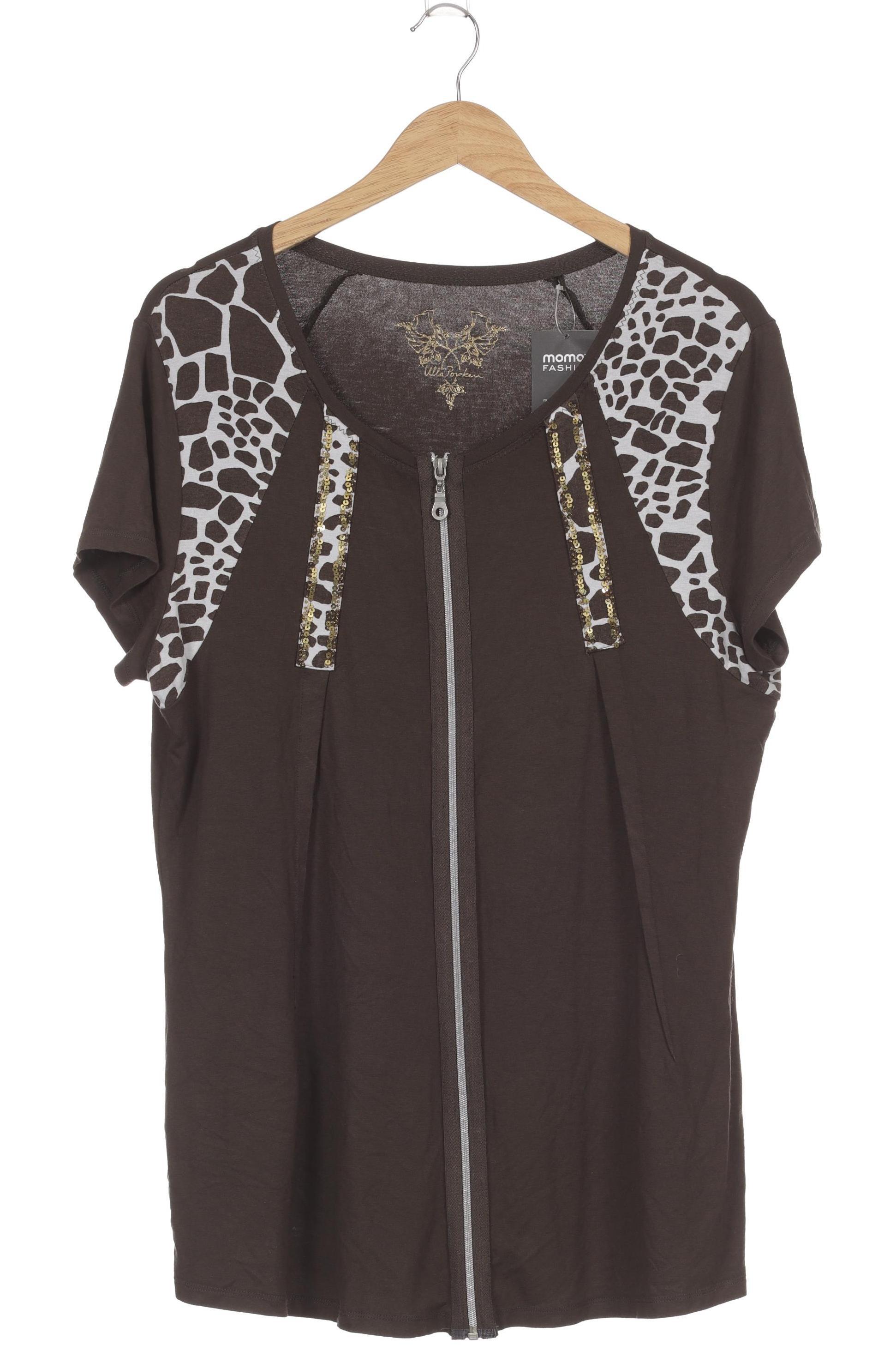 

Ulla Popken Damen T-Shirt, braun, Gr. 46