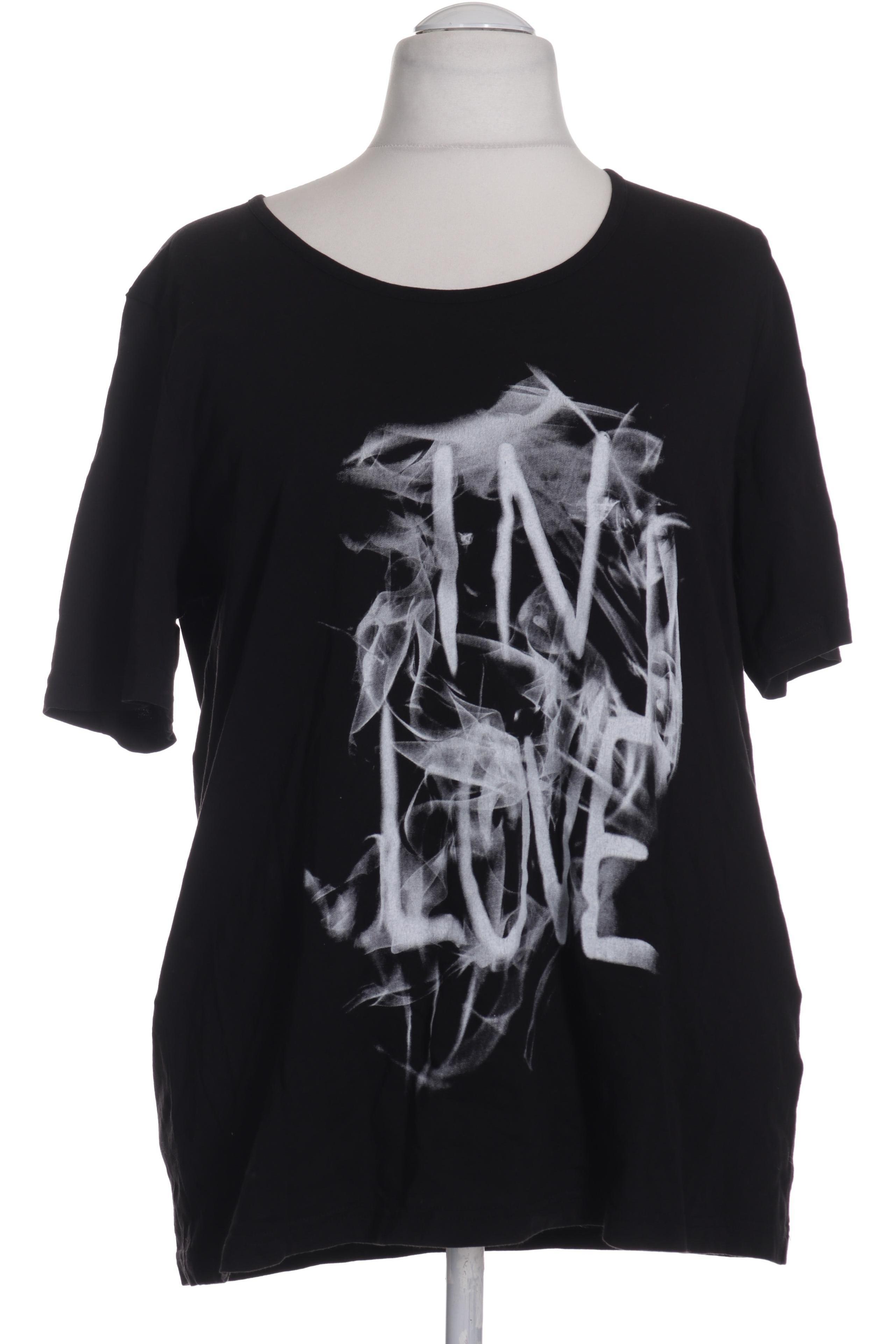 

Ulla Popken Damen T-Shirt, schwarz, Gr. 46