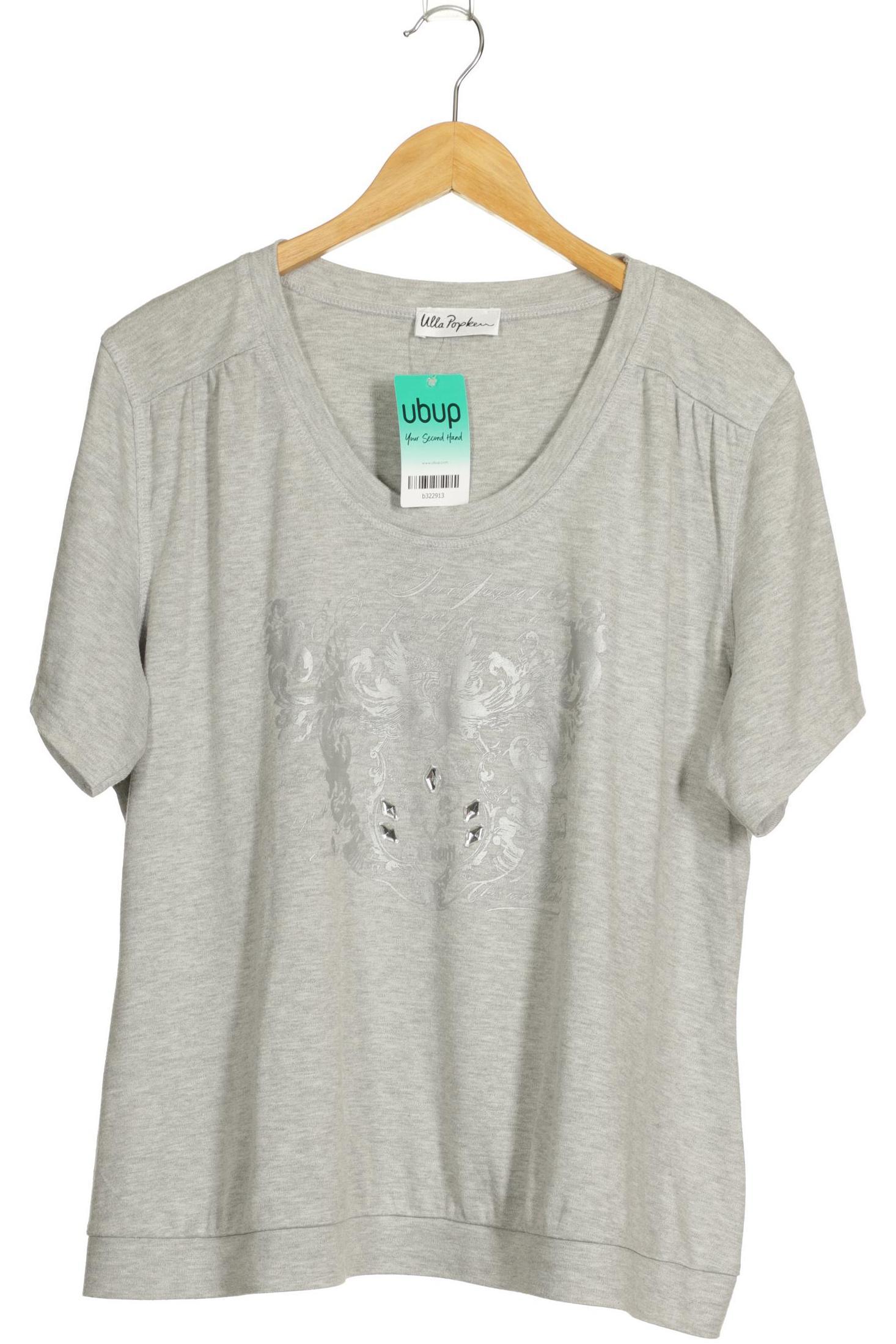 

Ulla Popken Damen T-Shirt, grau, Gr. 50