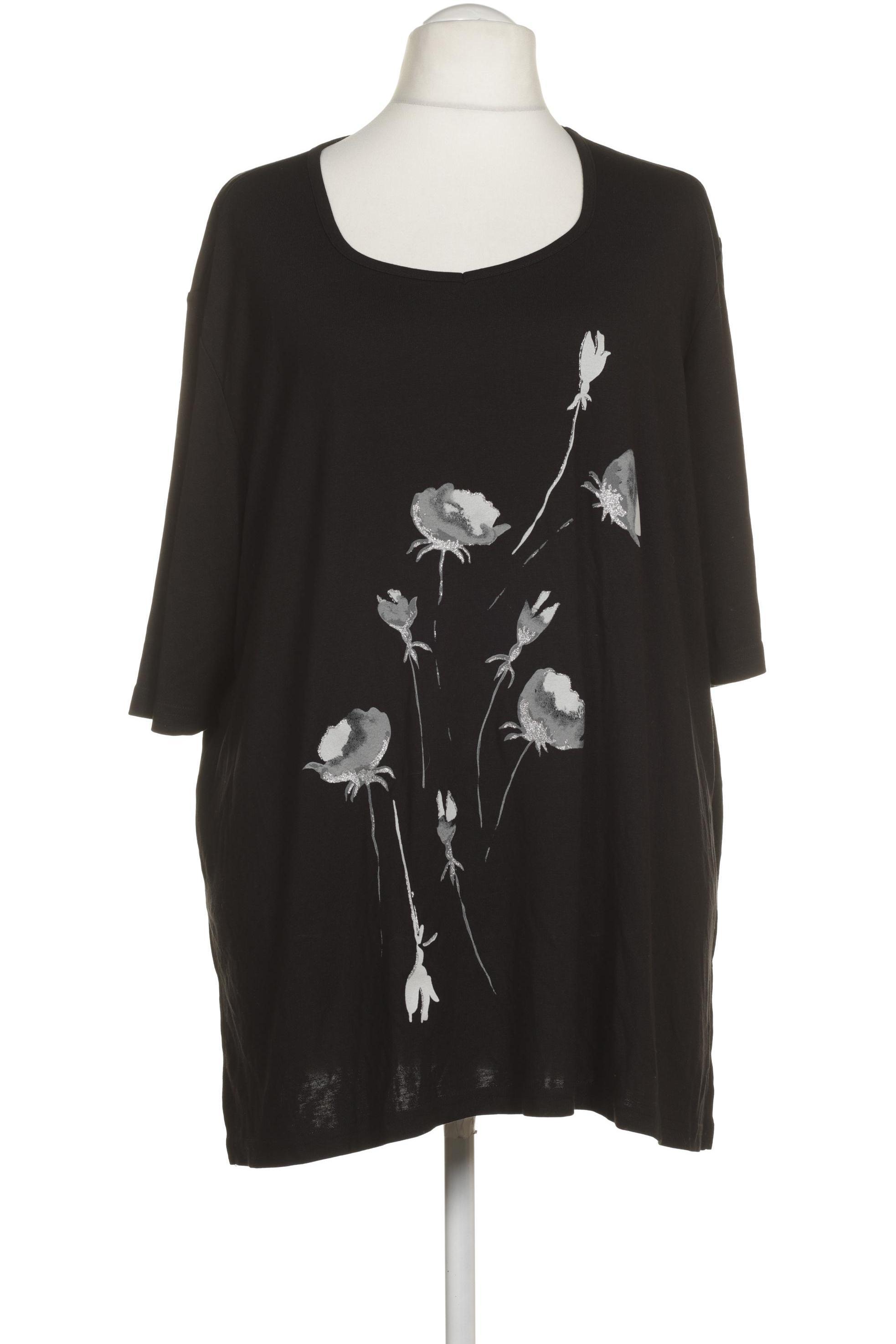 

Ulla Popken Damen T-Shirt, schwarz, Gr. 54