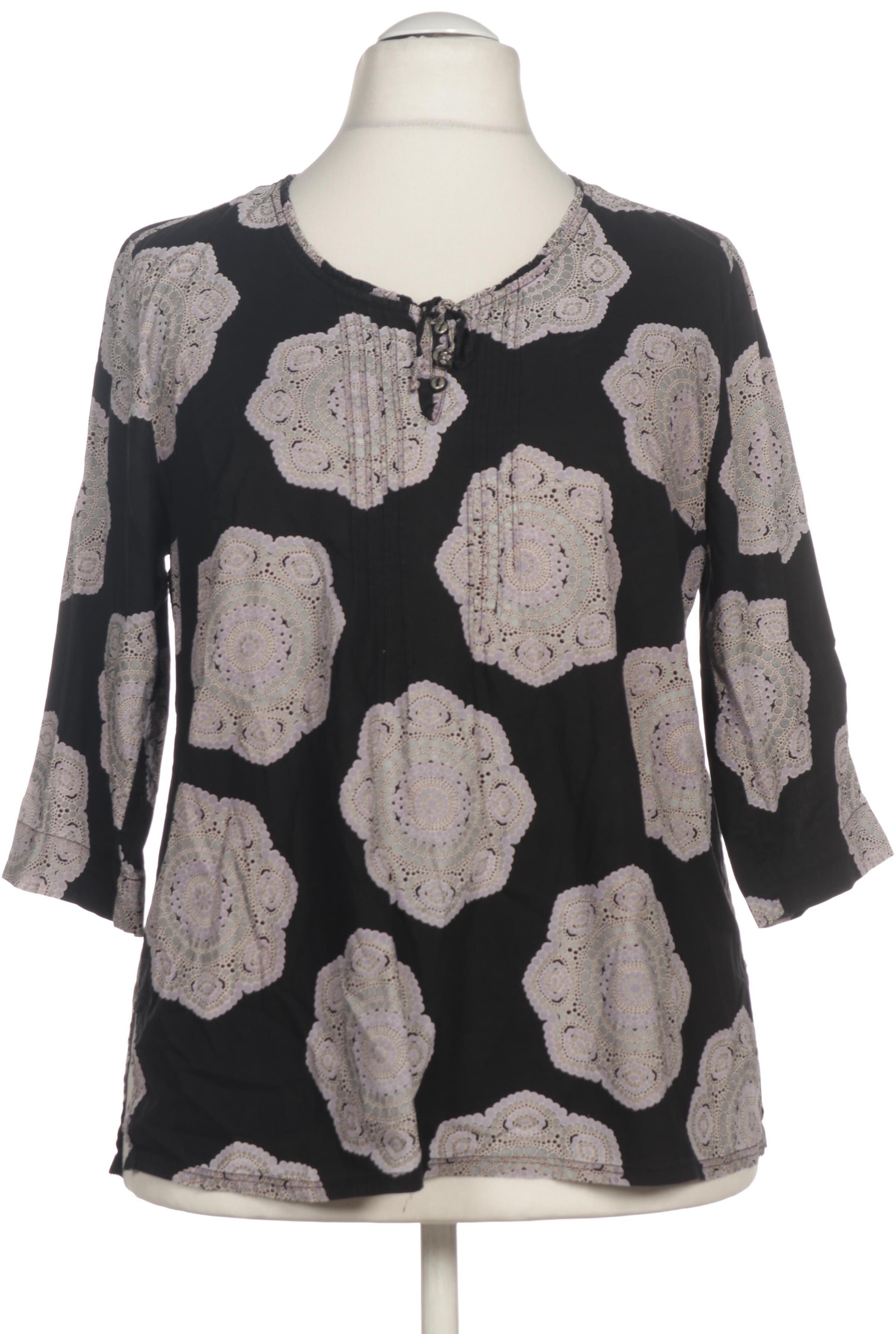 

Ulla Popken Damen Bluse, schwarz, Gr. 42