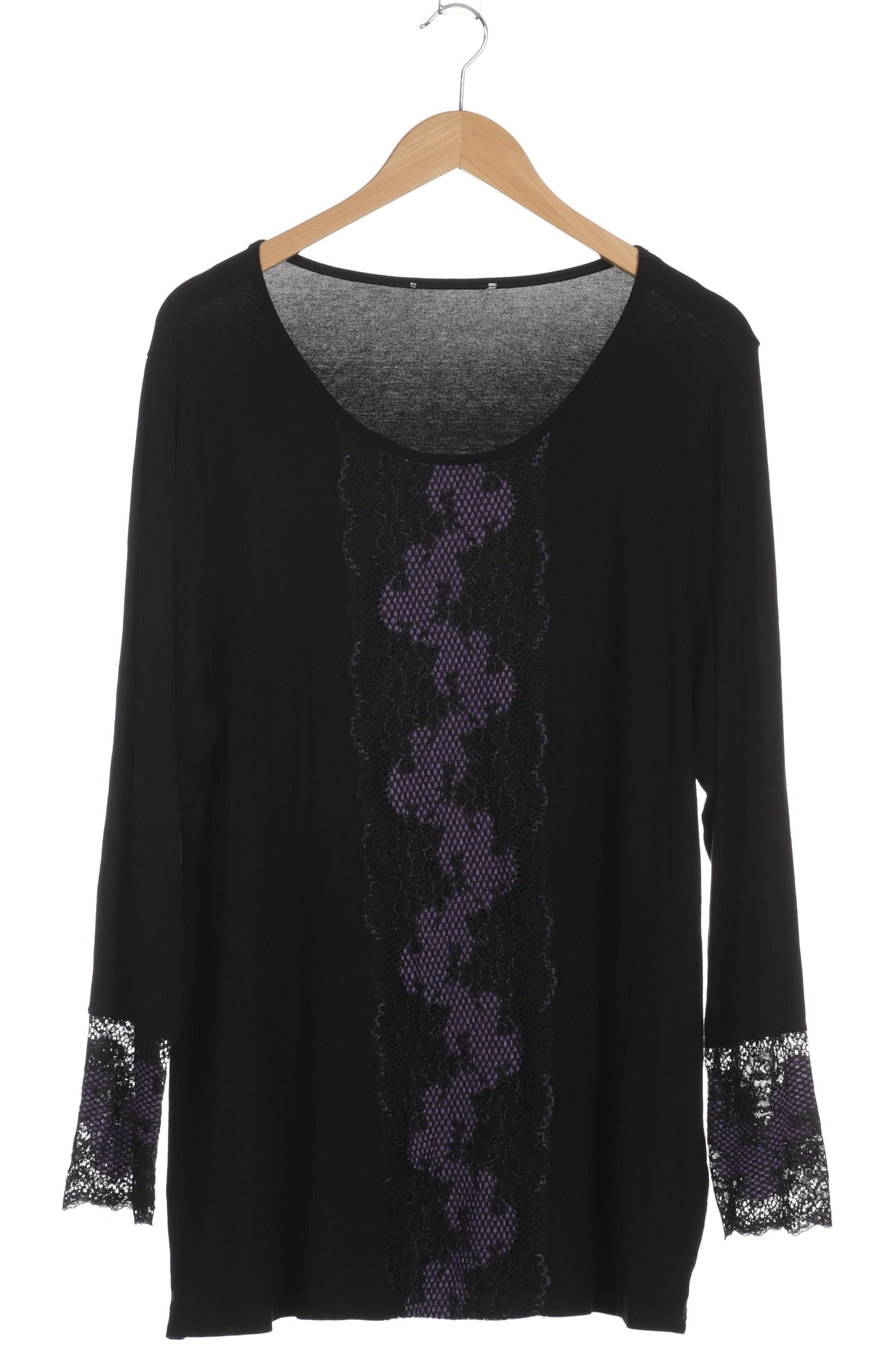 

Ulla Popken Damen Langarmshirt, schwarz, Gr.