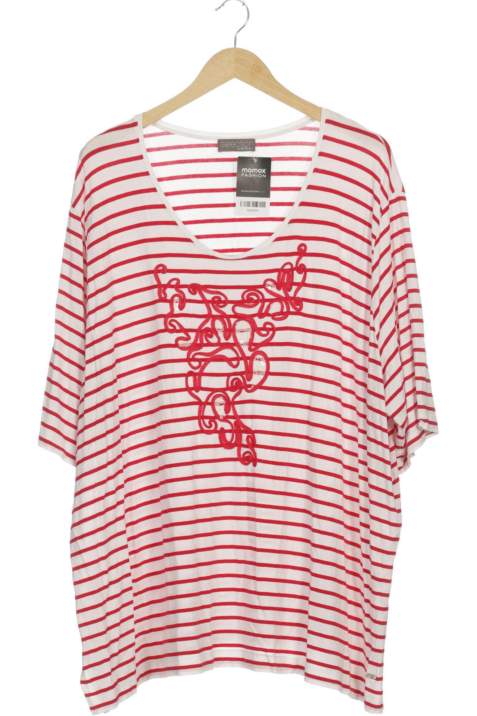 

Ulla Popken Damen T-Shirt, weiß, Gr. 58