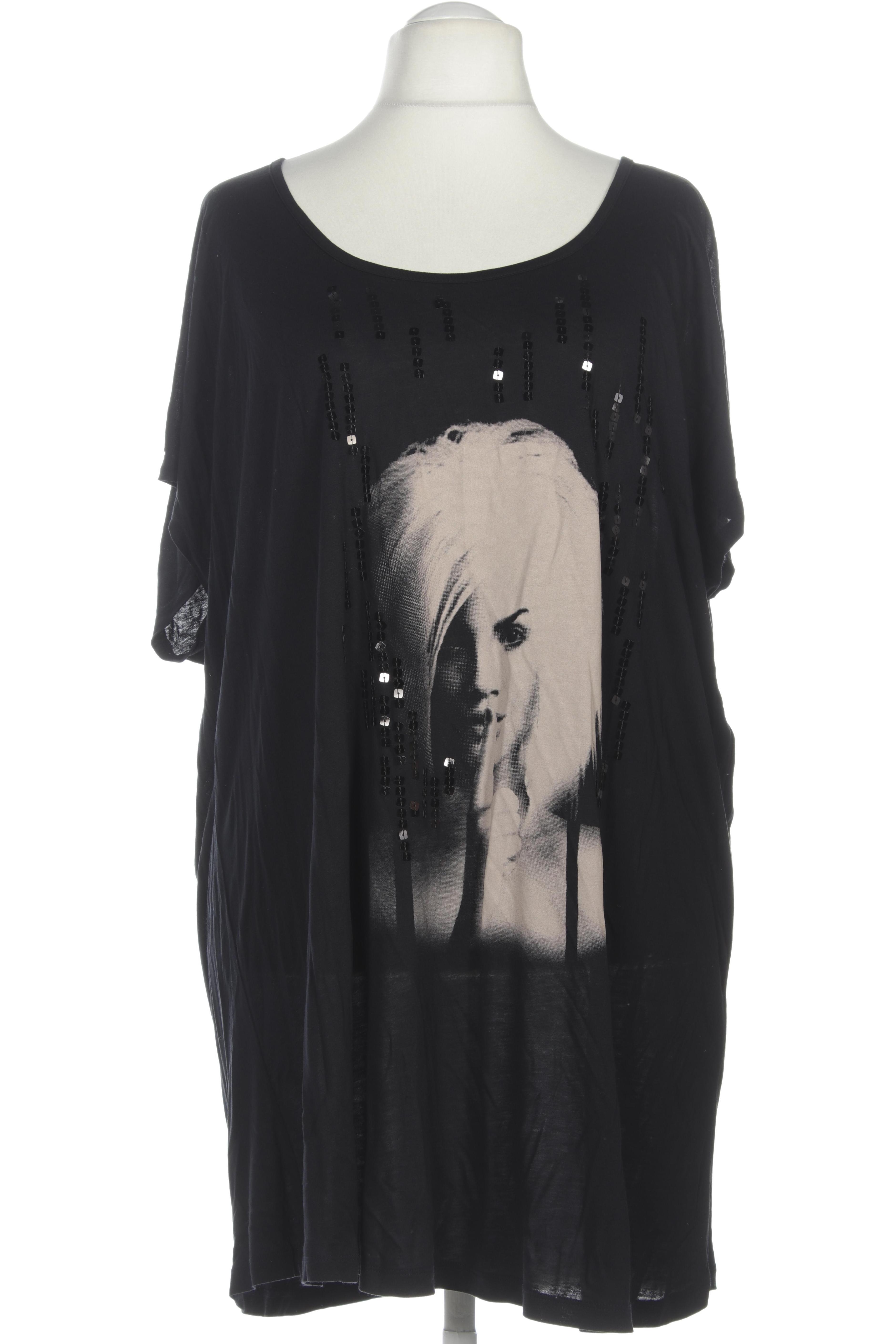 

Ulla Popken Damen T-Shirt, schwarz, Gr. 54