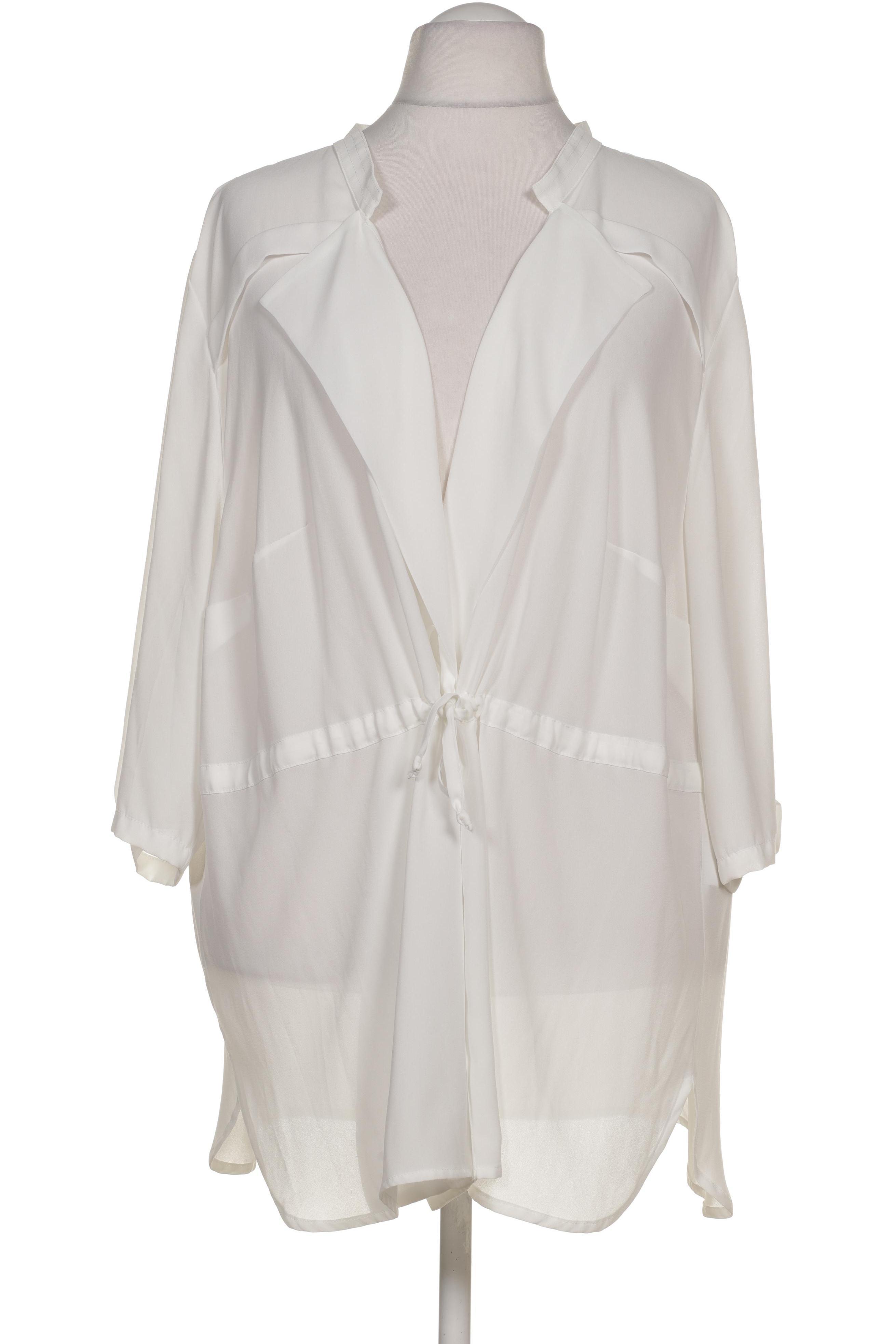 

Ulla Popken Damen Strickjacke, weiß, Gr. 54