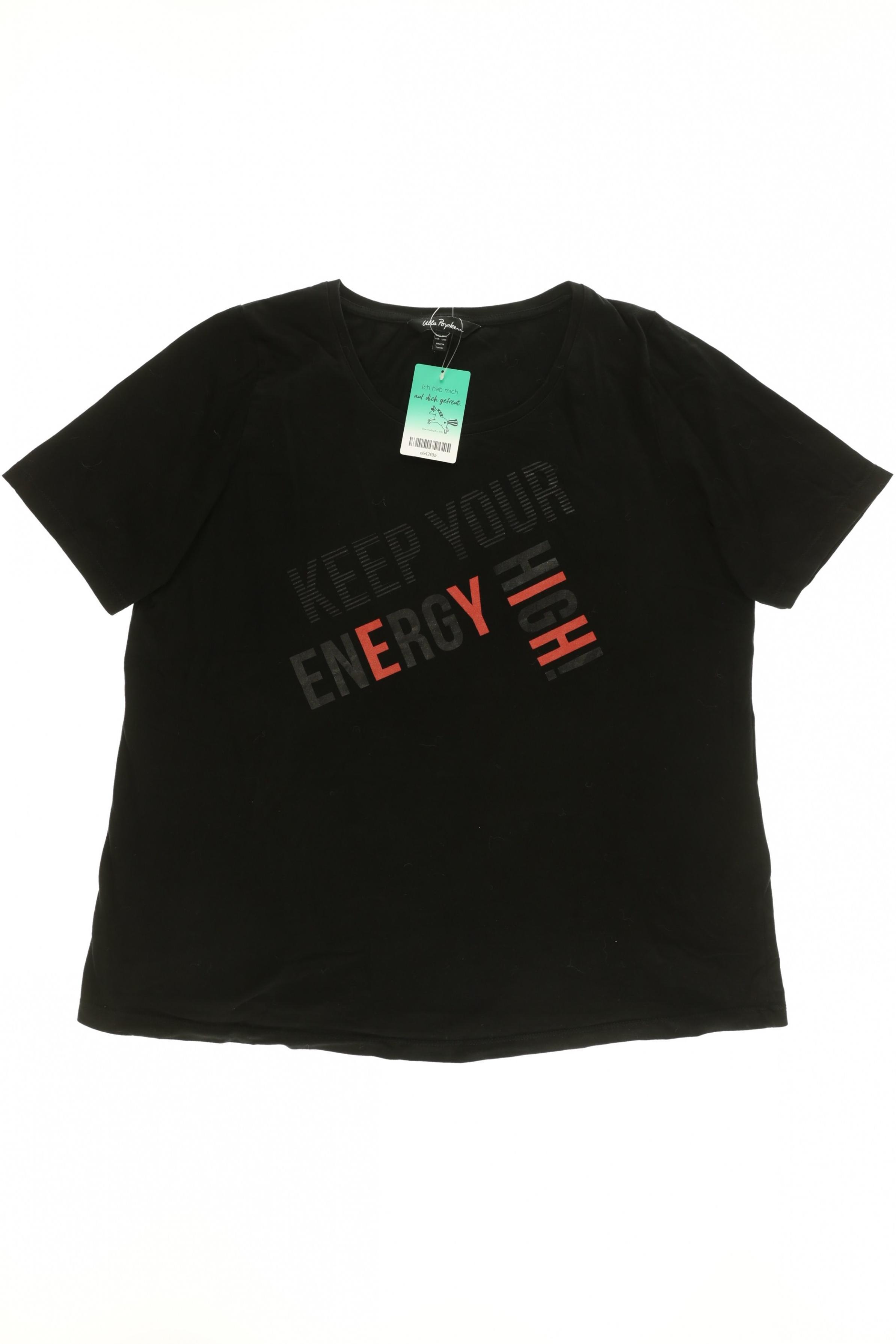 

Ulla Popken Damen T-Shirt, schwarz, Gr. 42