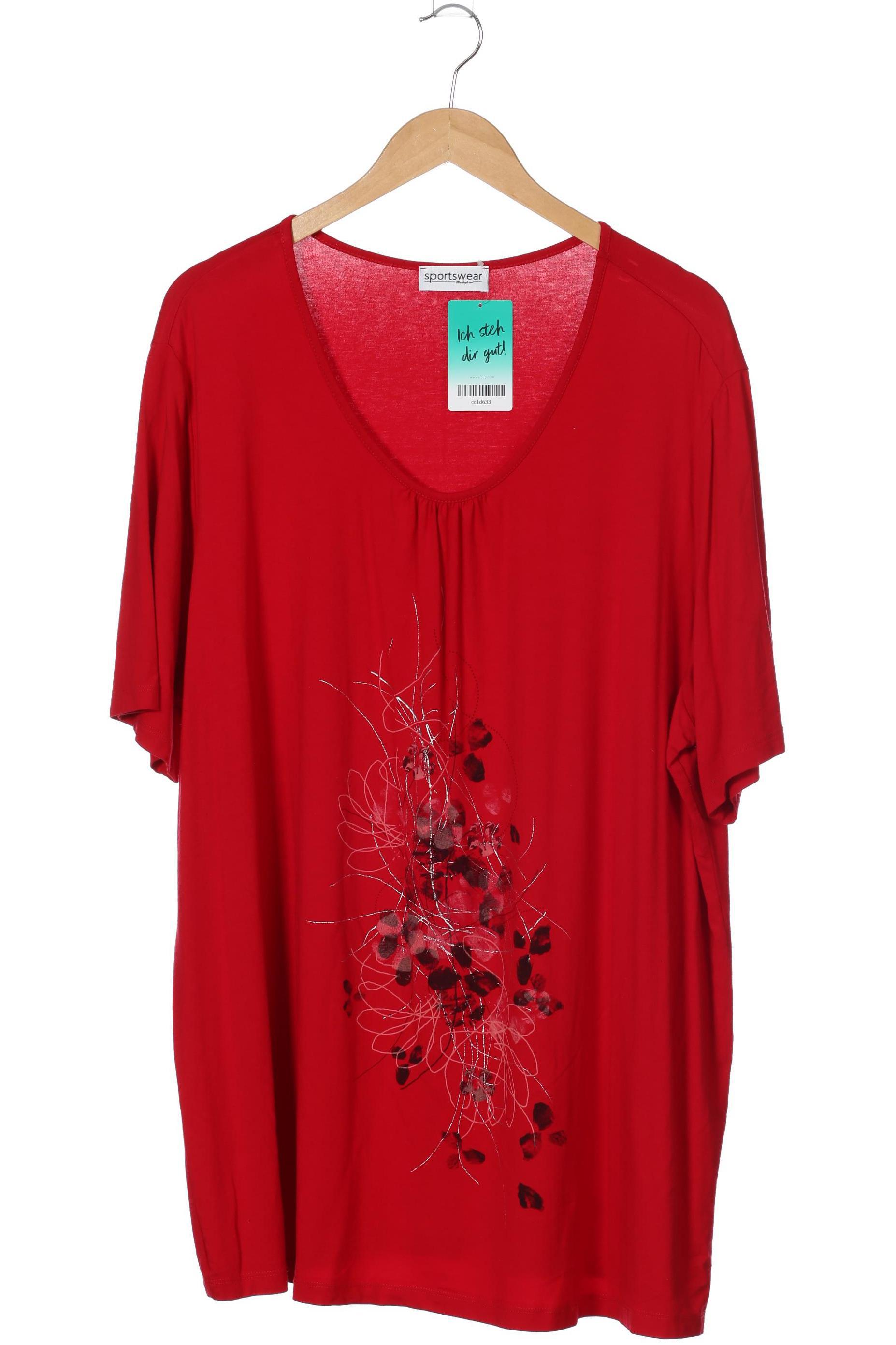 

Ulla Popken Damen T-Shirt, rot, Gr. 50