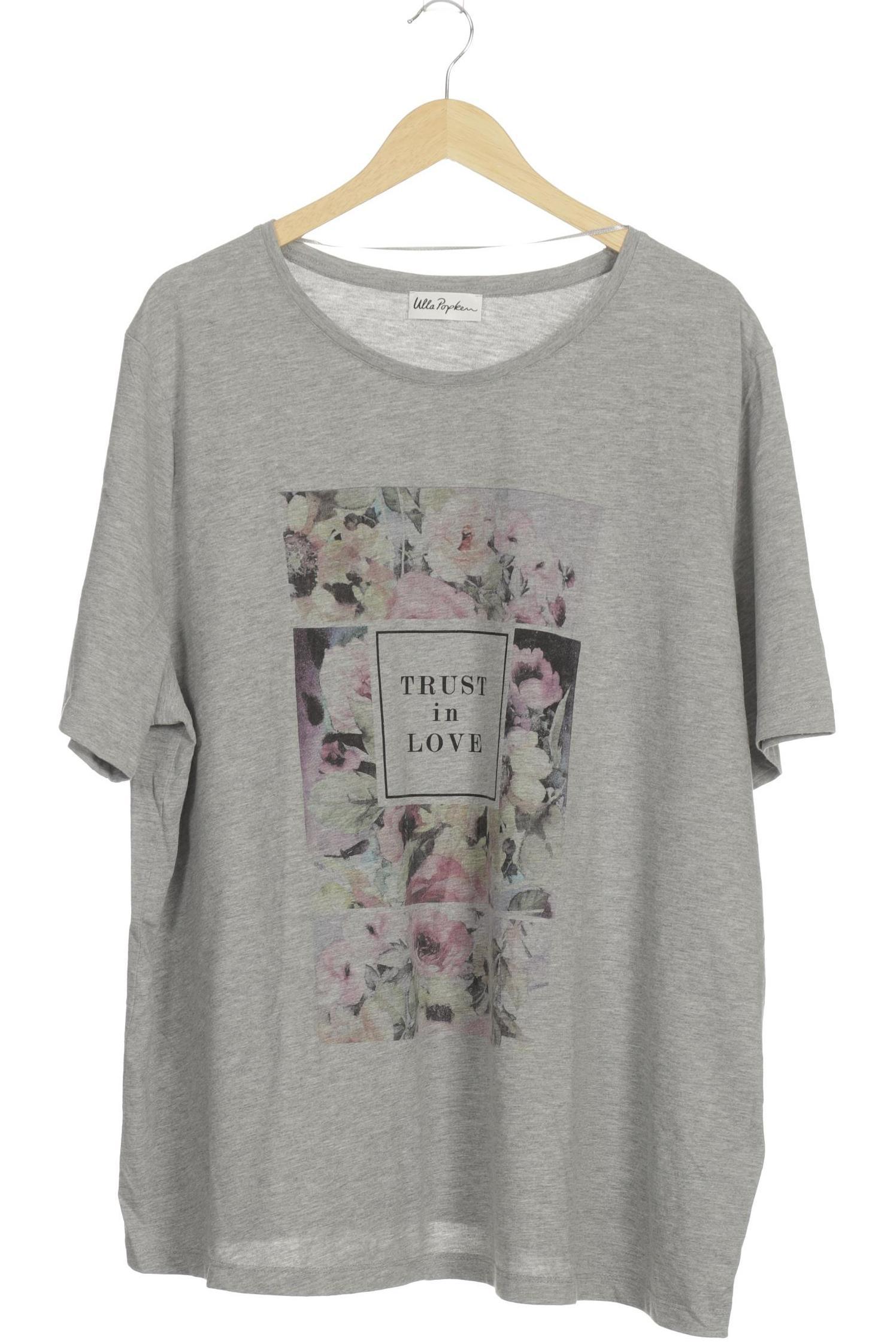

Ulla Popken Damen T-Shirt, grau, Gr. 54