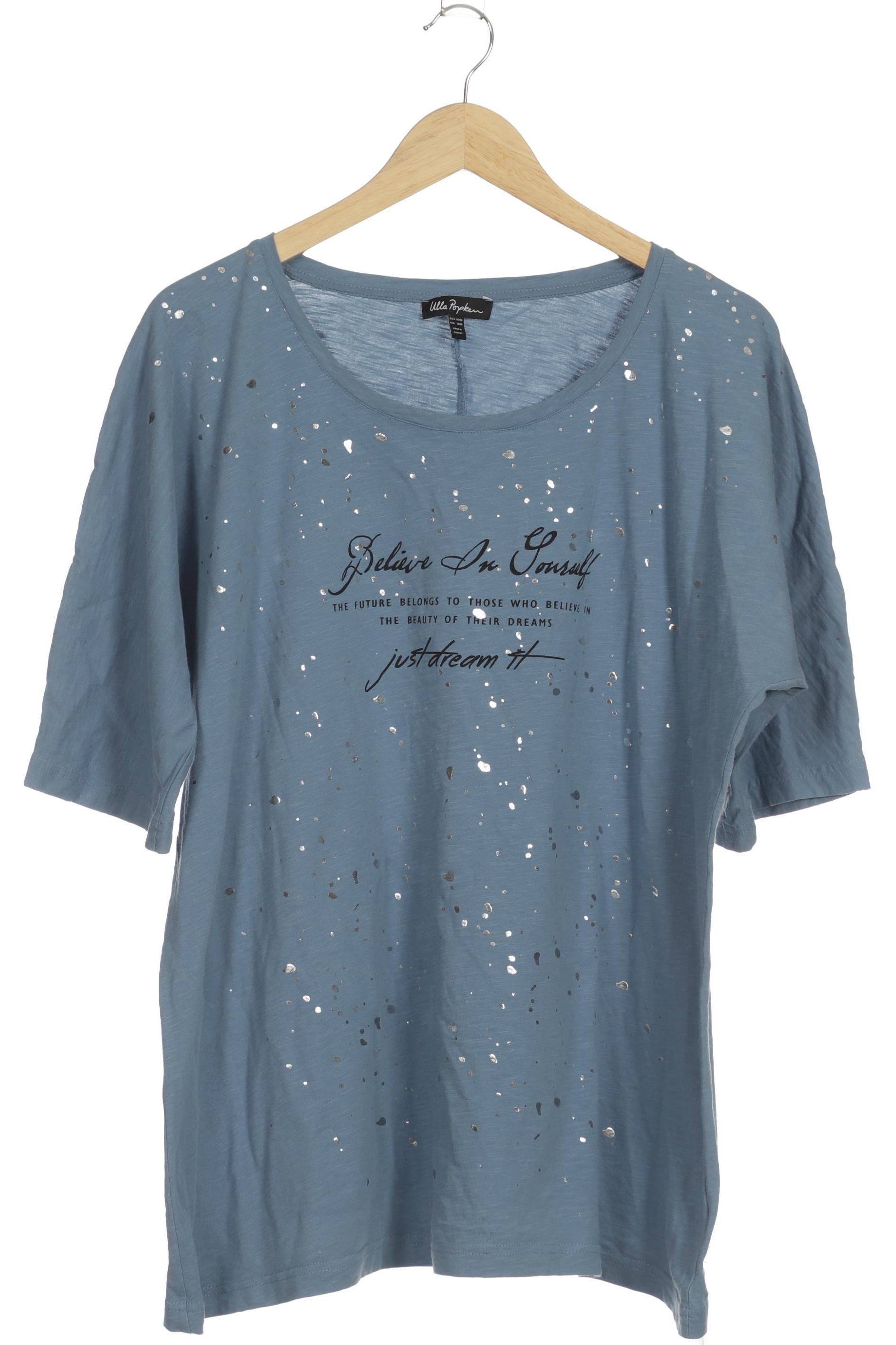 

Ulla Popken Damen T-Shirt, blau, Gr. 46