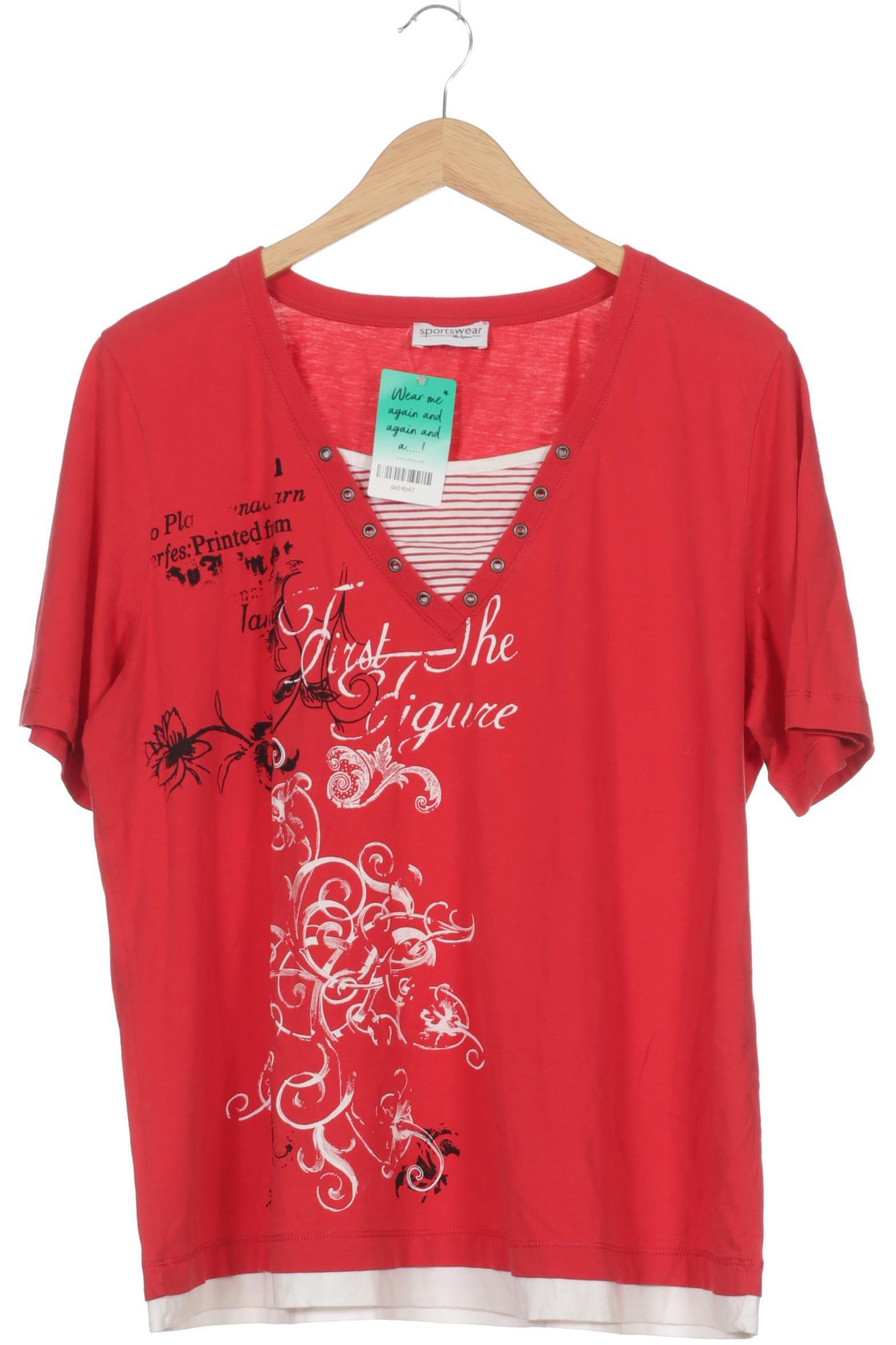 

Ulla Popken Damen T-Shirt, rot, Gr.