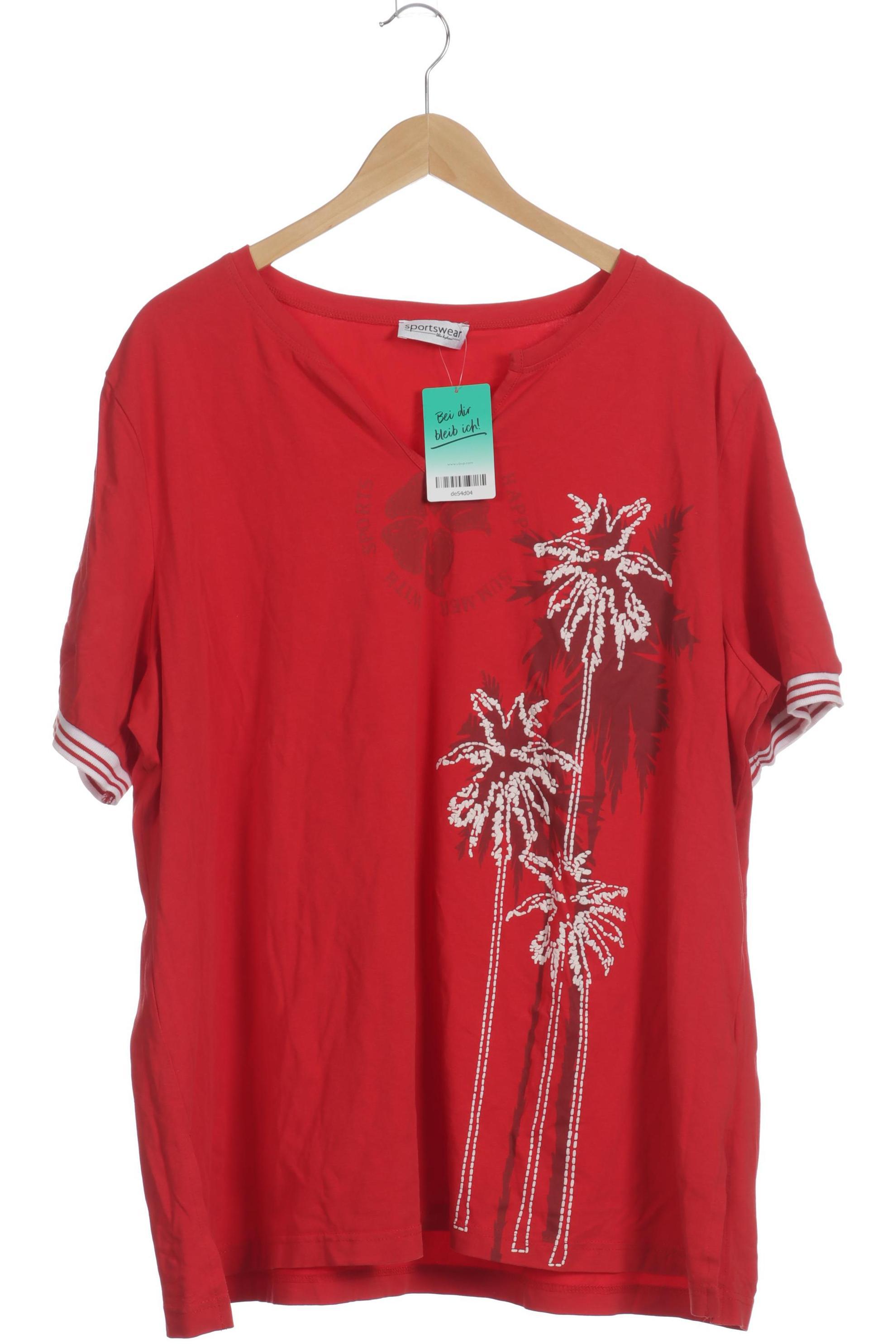 

Ulla Popken Damen T-Shirt, rot, Gr. 50