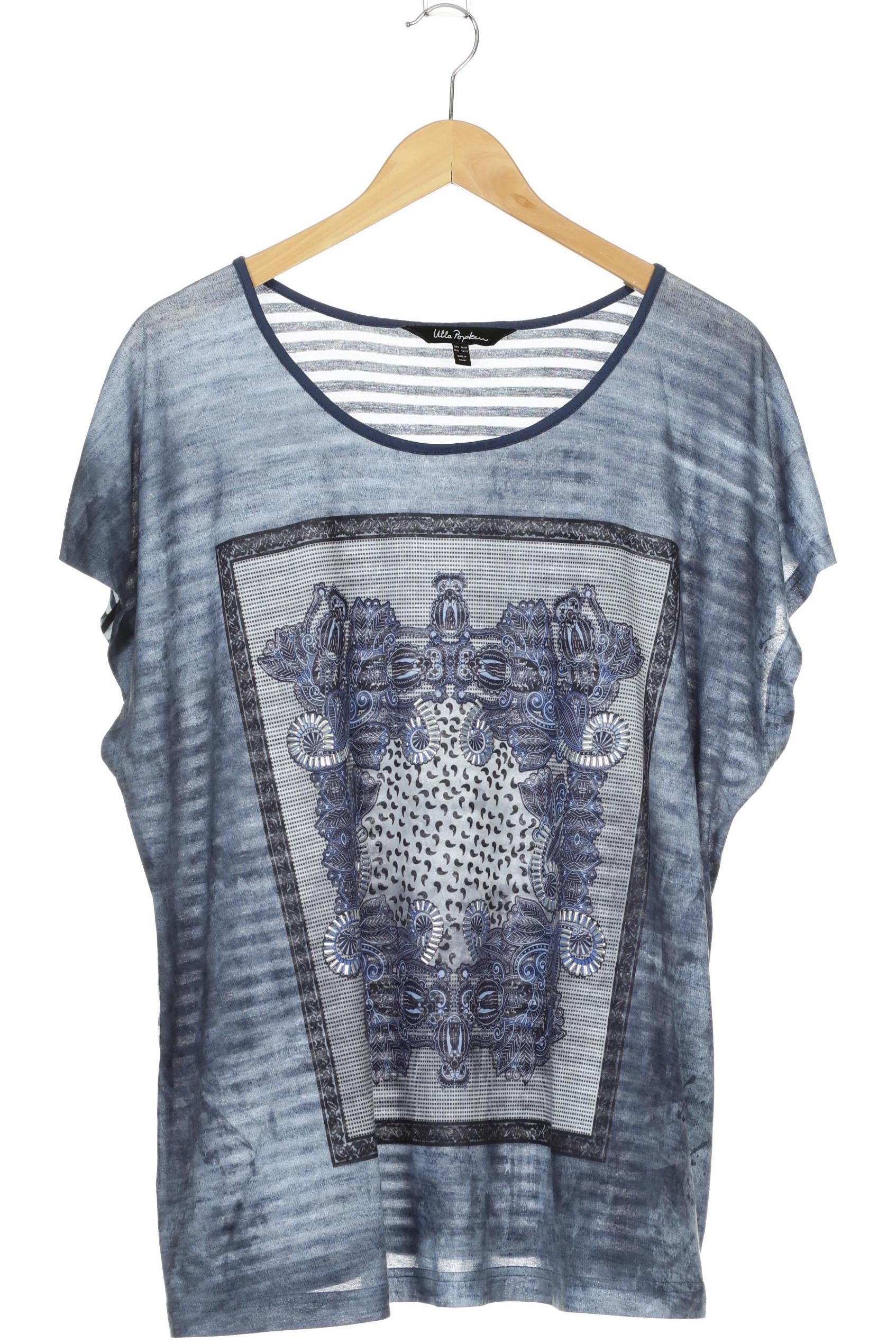 

Ulla Popken Damen T-Shirt, blau, Gr. 46