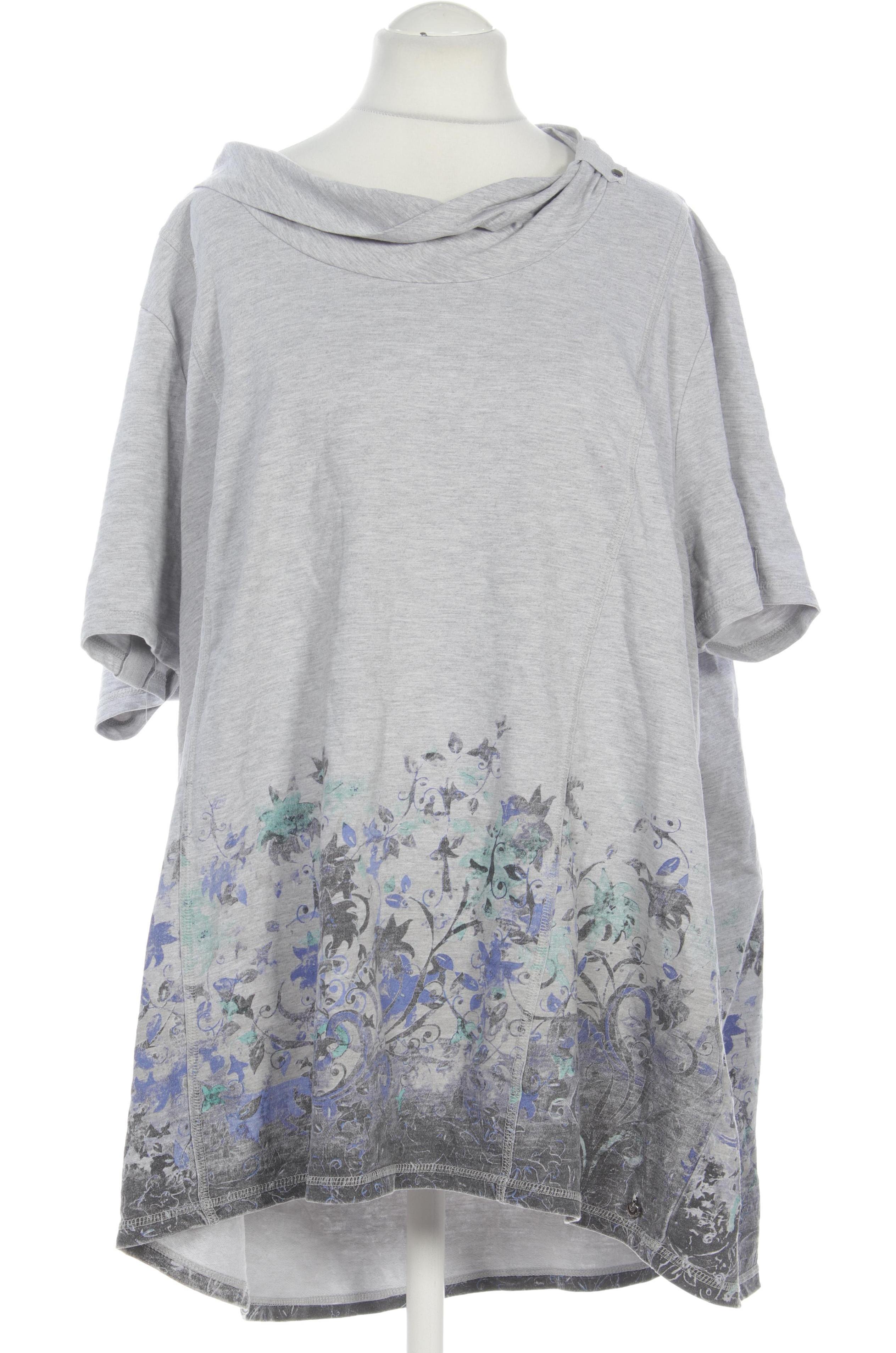 

Ulla Popken Damen T-Shirt, grau, Gr. 58