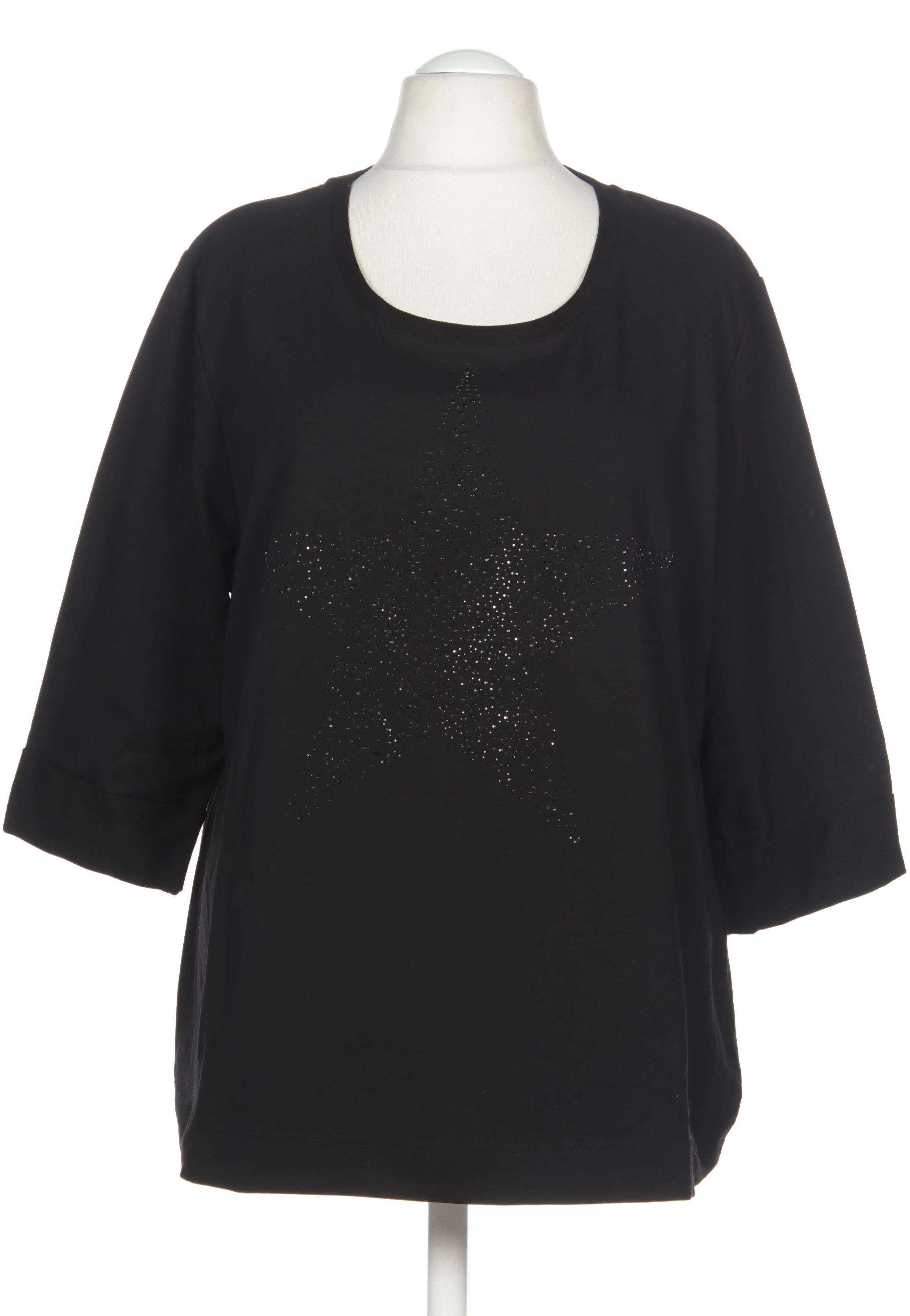 

Ulla Popken Damen T-Shirt, schwarz, Gr. 46