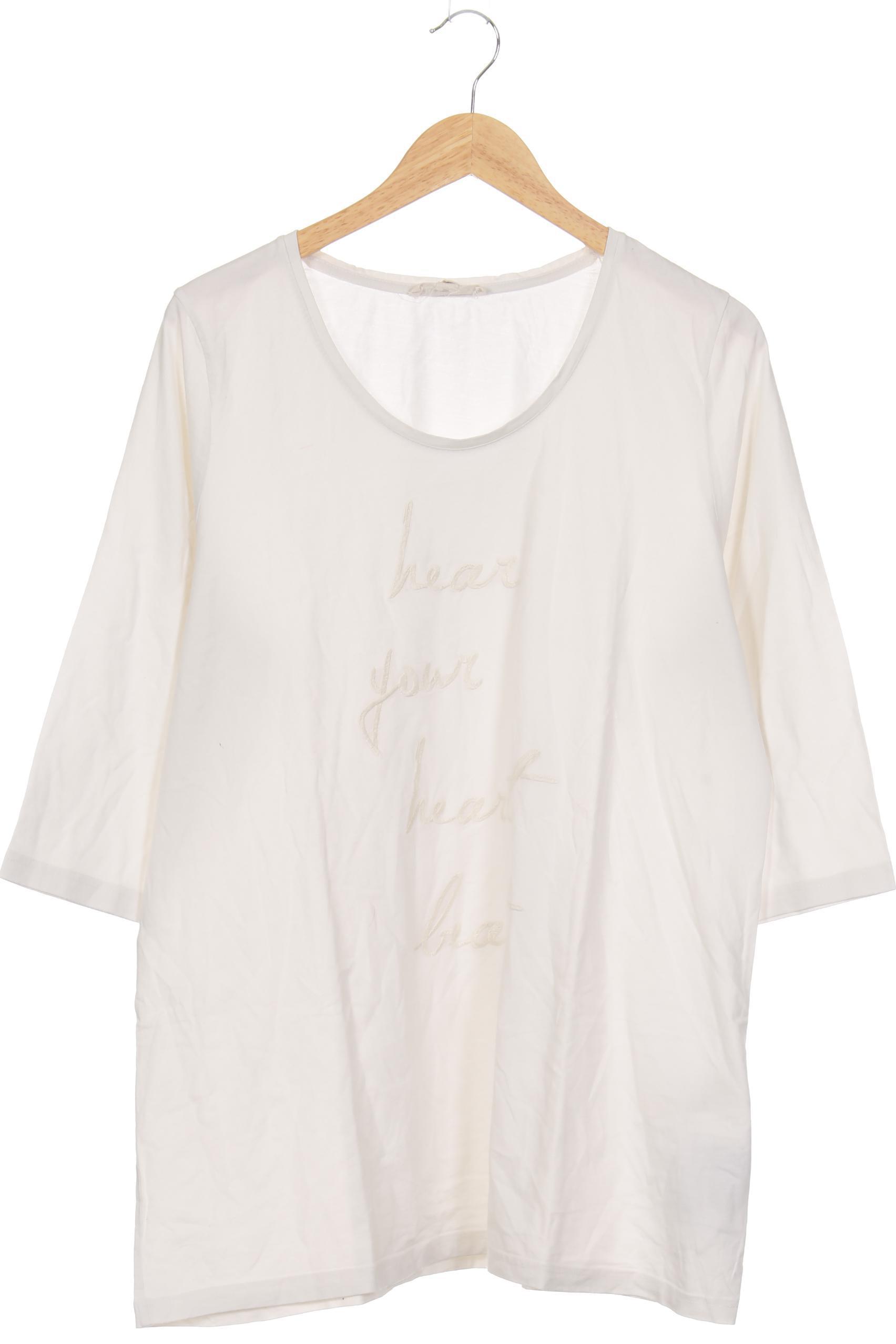 

Ulla Popken Damen T-Shirt, weiß, Gr. 46