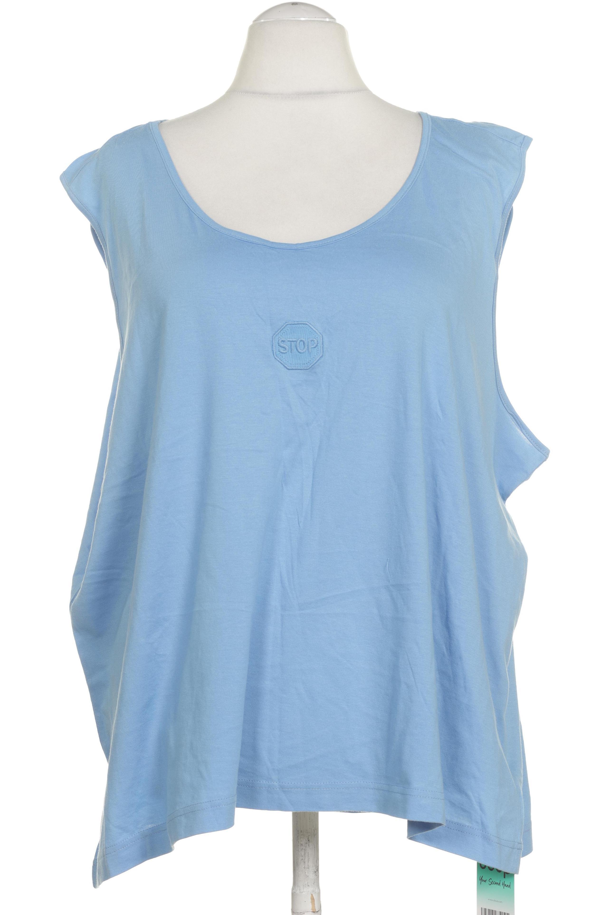 

Ulla Popken Damen Top, blau, Gr. 58