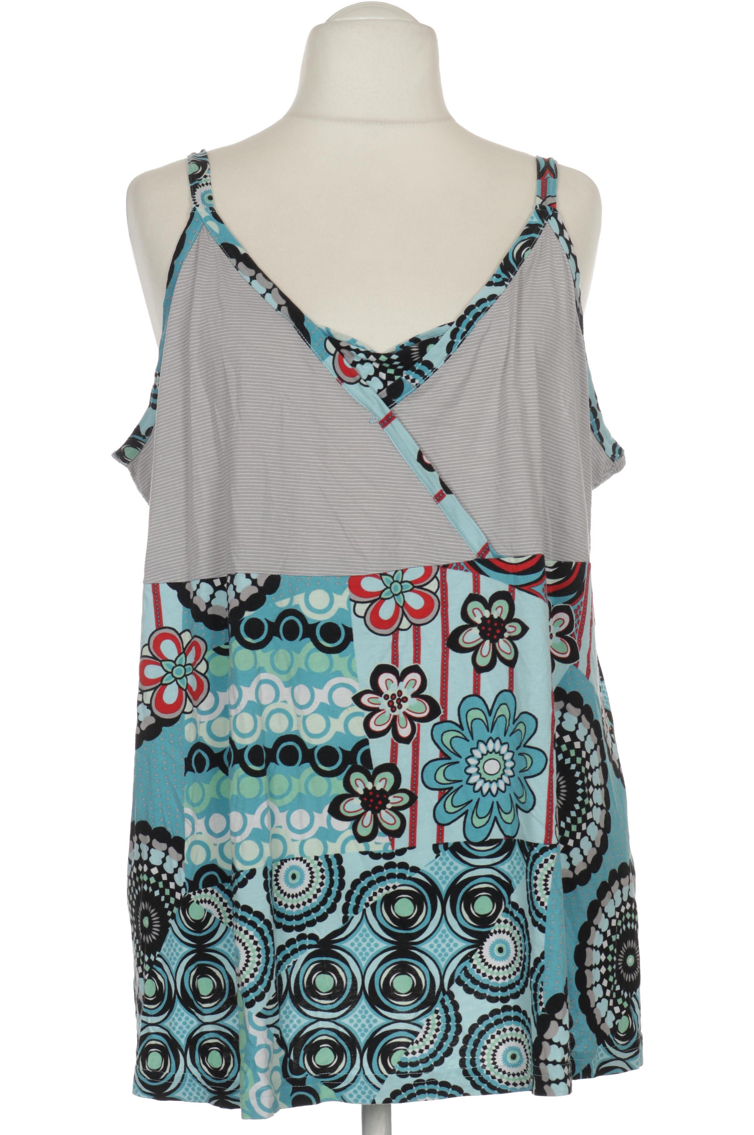 

Ulla Popken Damen Top, blau, Gr. 58